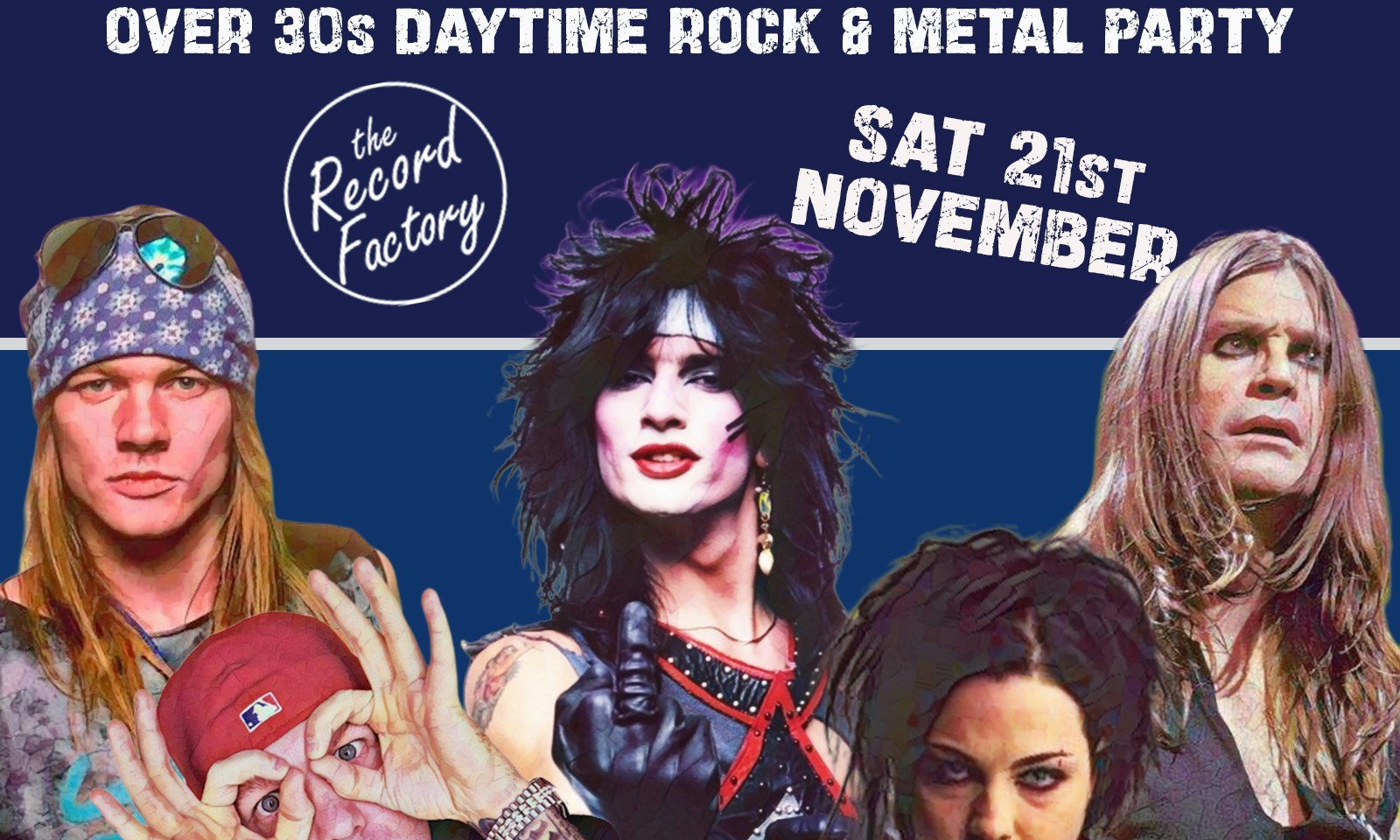 Afternoon of Rock: GLASGOW (Over 30s Only) 3pm-7pm