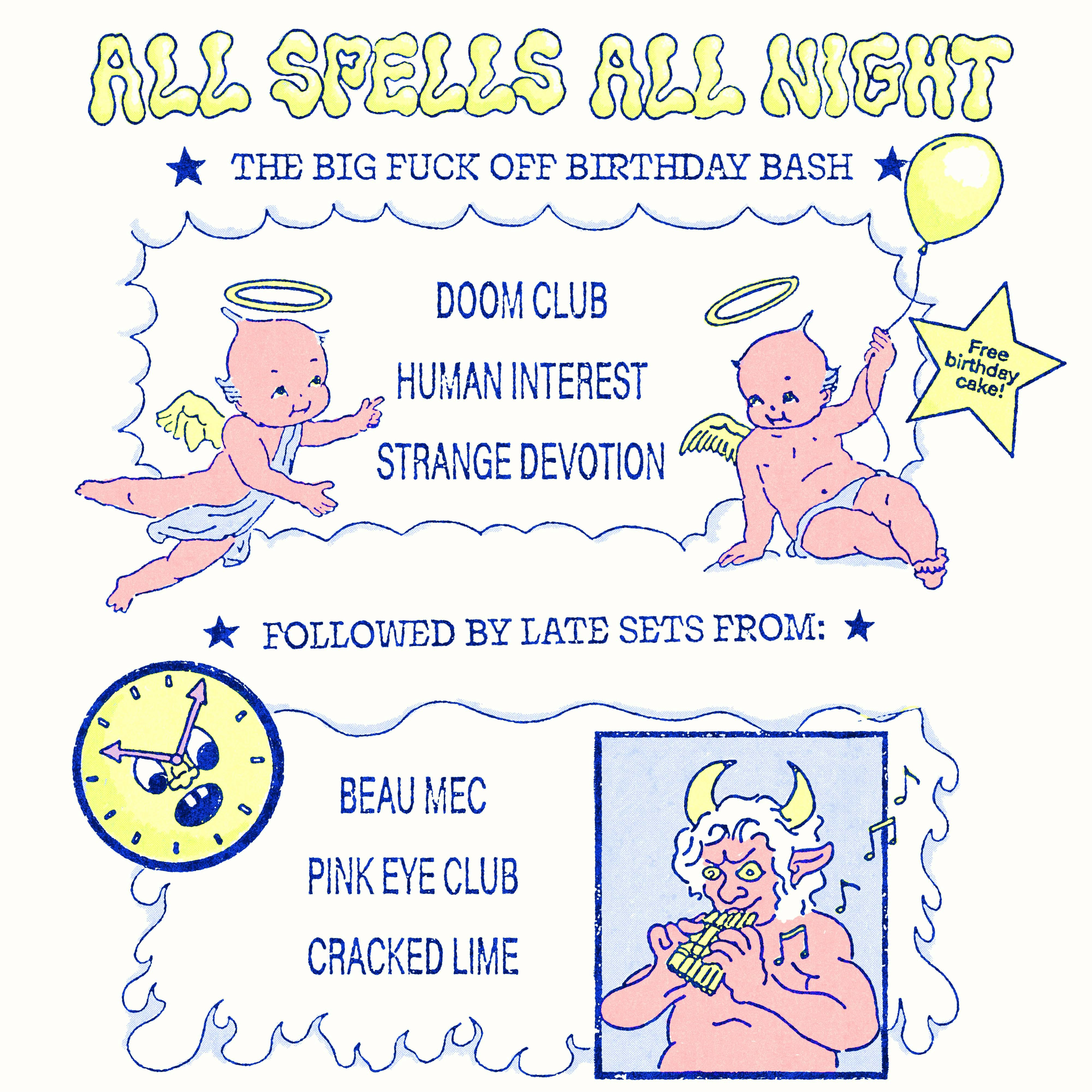 All Spells: Doom Club, Human Interest + more