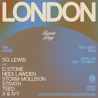 SG Lewis presents Forever Days at The Cause