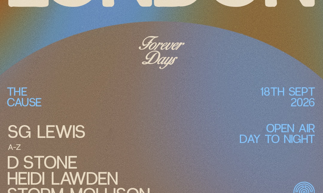 SG Lewis presents Forever Days at The Cause