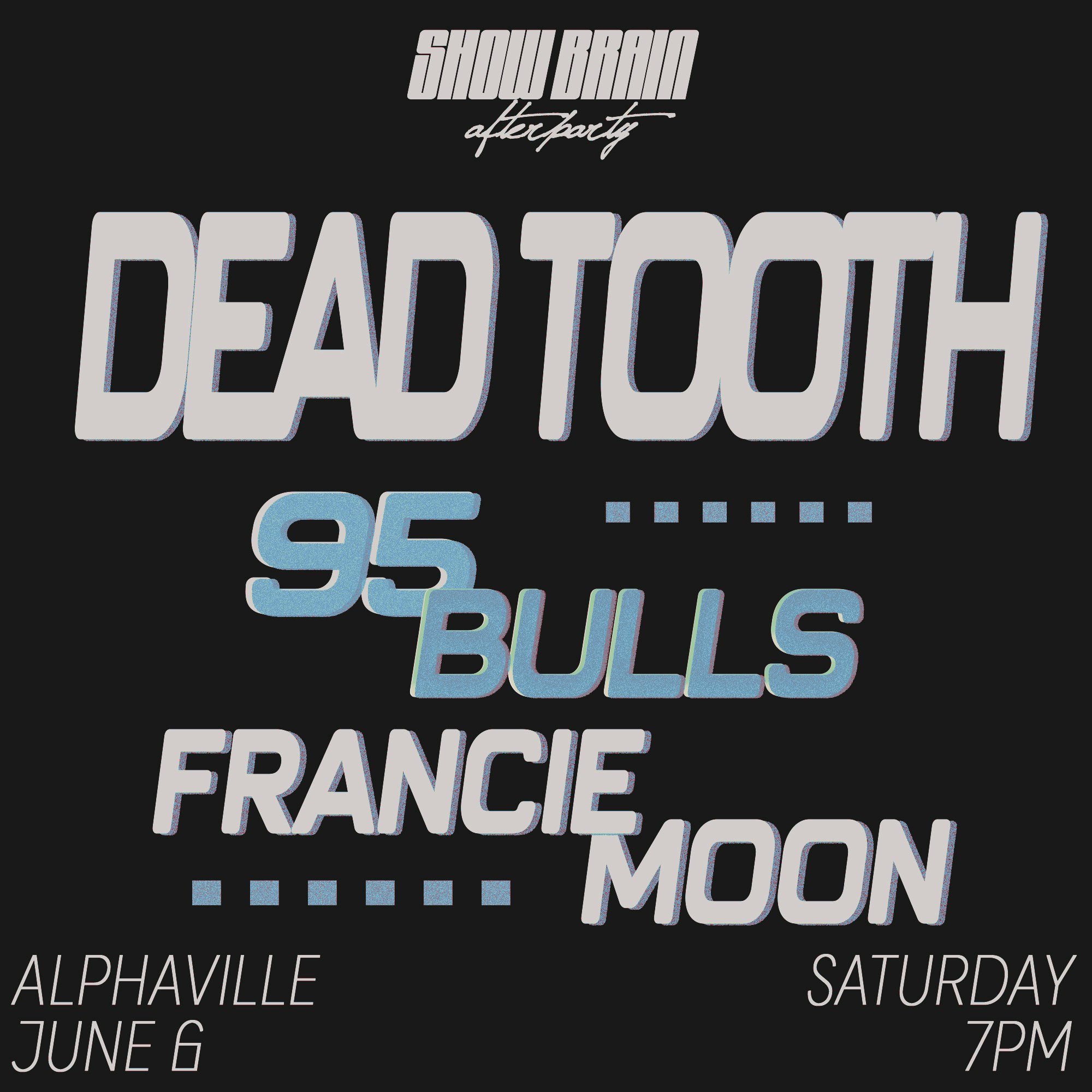 Francie Moon, 95 Bulls (Show Brain) Tickets | $11.33 | 6 Jun