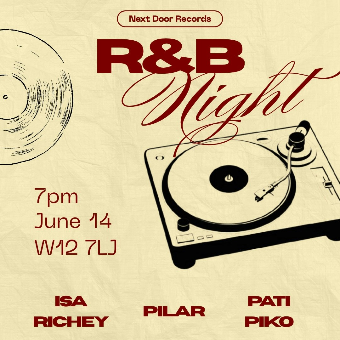 R&B Night: Isa Richey + Pilar + Pati Piko