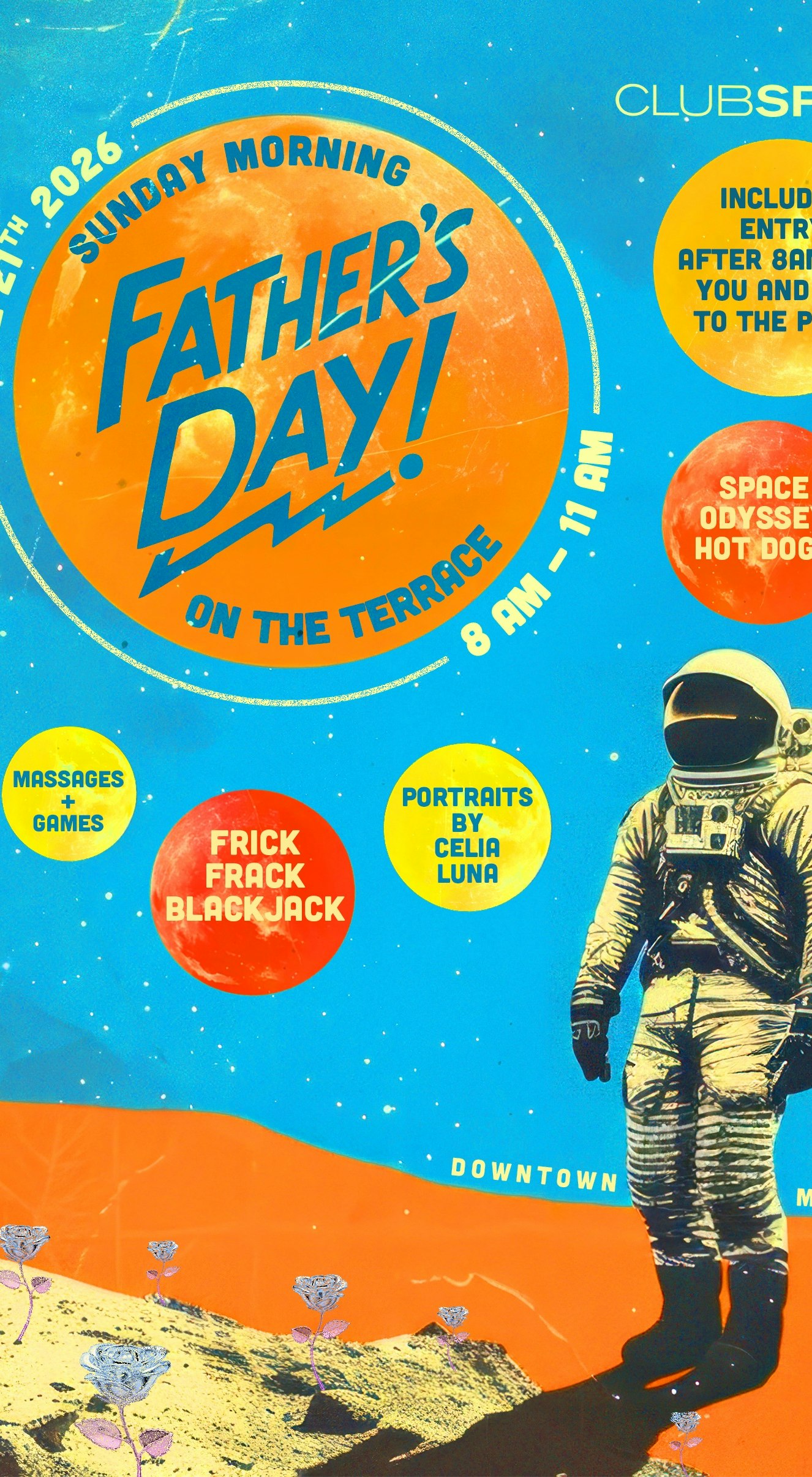Father's Day On The Terrace 2026 at Club Space