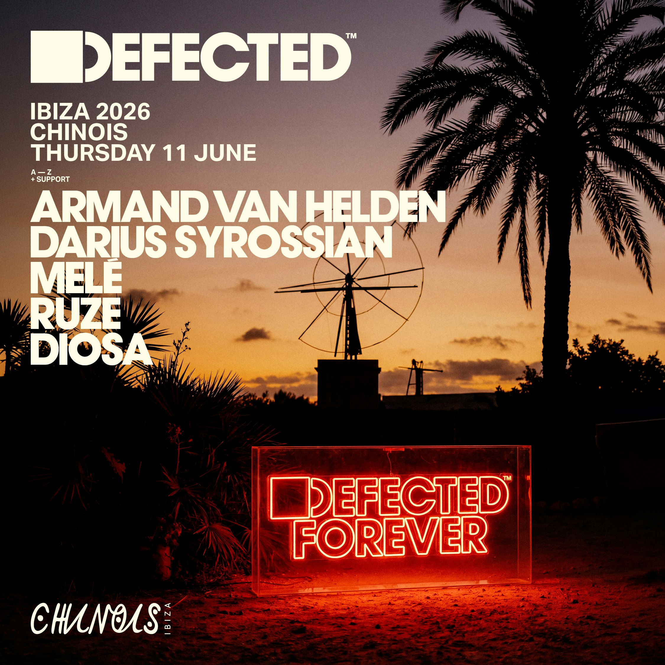 Defected: Armand Van Helden, Darius Syrossian, DiOSA, Melé, Ruze