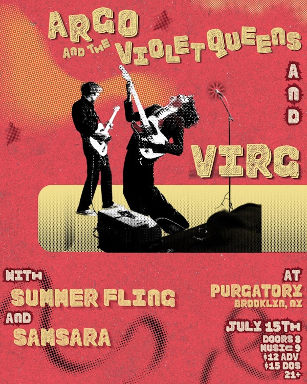 Argo and The Violet Queens, ViRG, and more