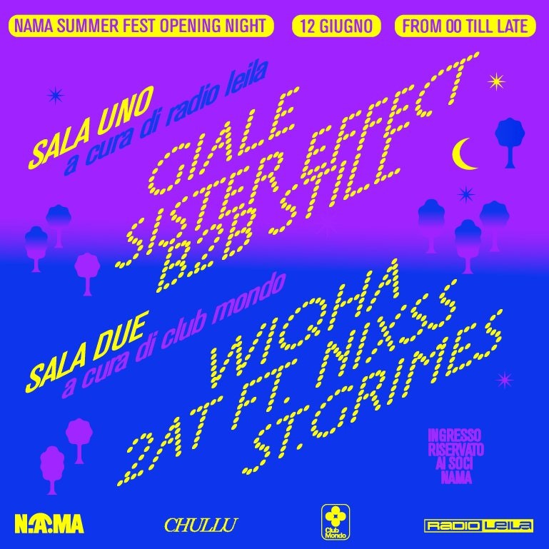 Club Mondo & Radio Leila presentano: NAMA Summer Festival Opening Night