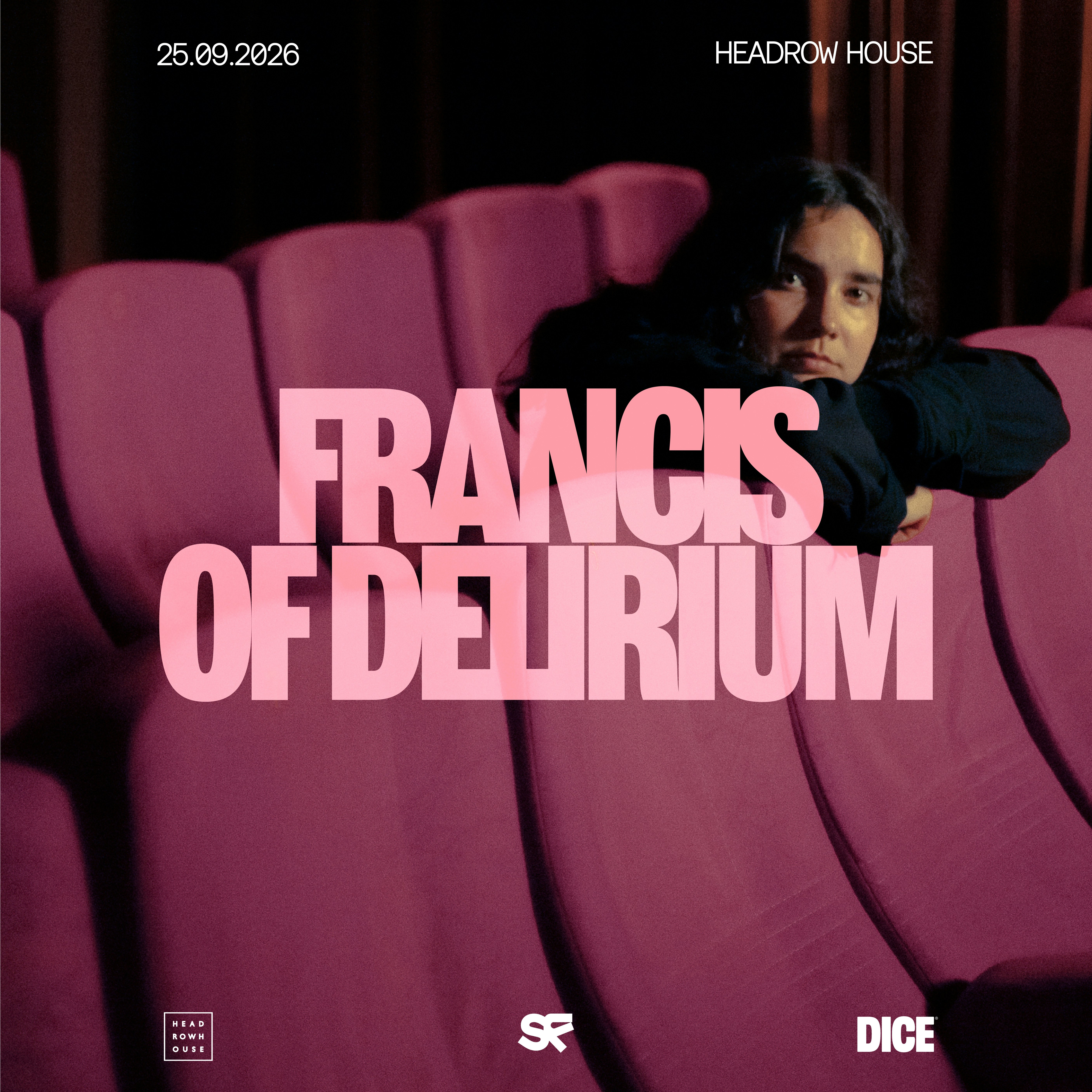Francis of Delirium at Headrow House, Leeds