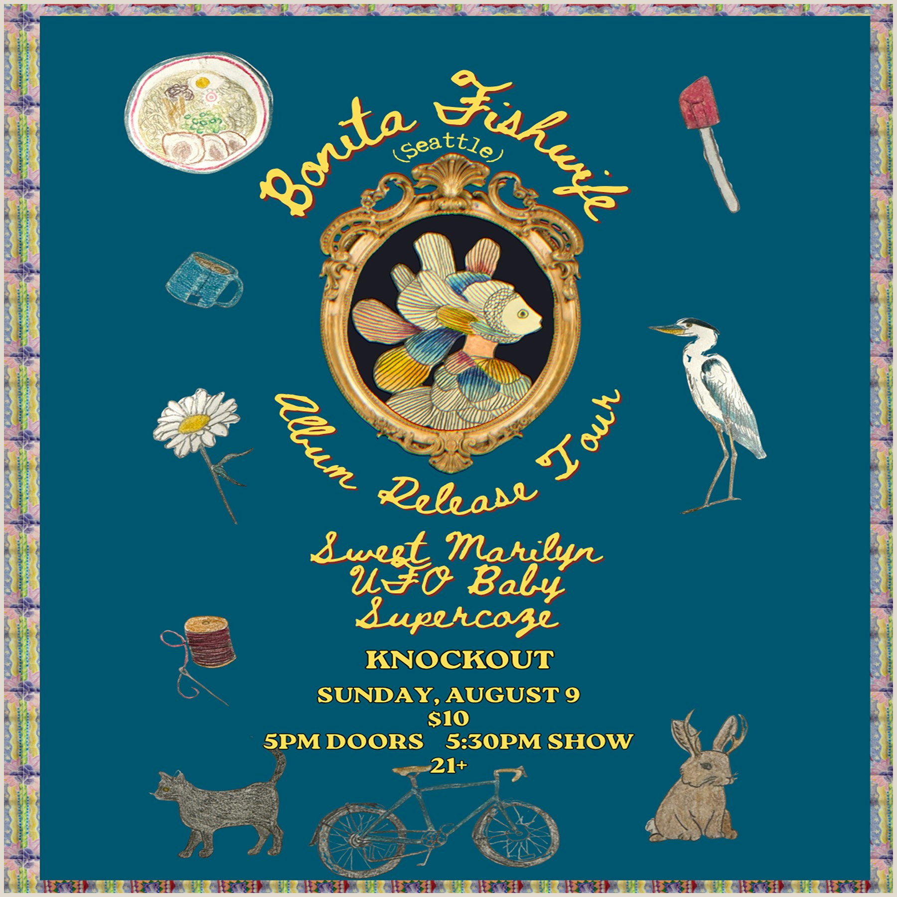 MATINEE SHOW : BONITA FISHWIFE ‘THE ALBUM RELEASE TOUR’ + SWEET MARILYN + UFO BABY + SUPERCOZE - The Knockout
