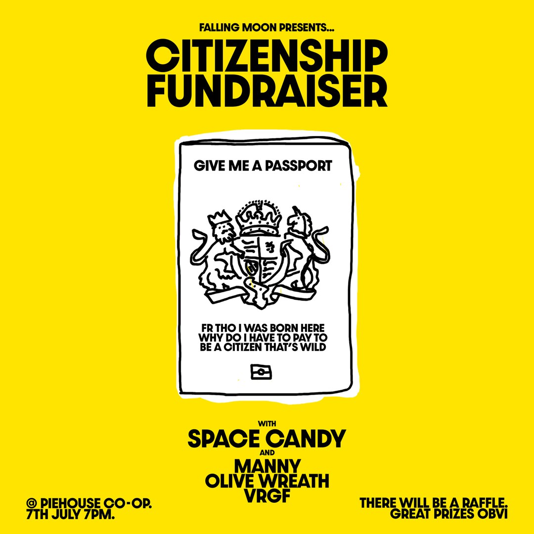 Citizenship Fundraiser W/ Space Candy, Manny, Olive Wreath & VRGF