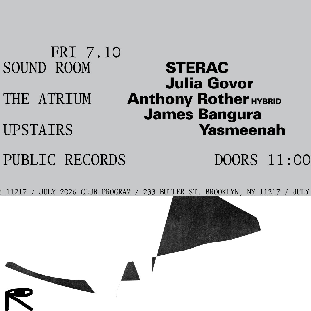 STERAC, Julia Govor / Anthony Rother [Hybrid], James Bangura / Yasmeenah