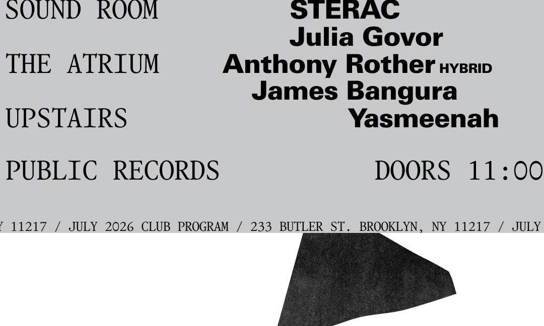 STERAC, Julia Govor / Anthony Rother [Hybrid], James Bangura / Yasmeenah