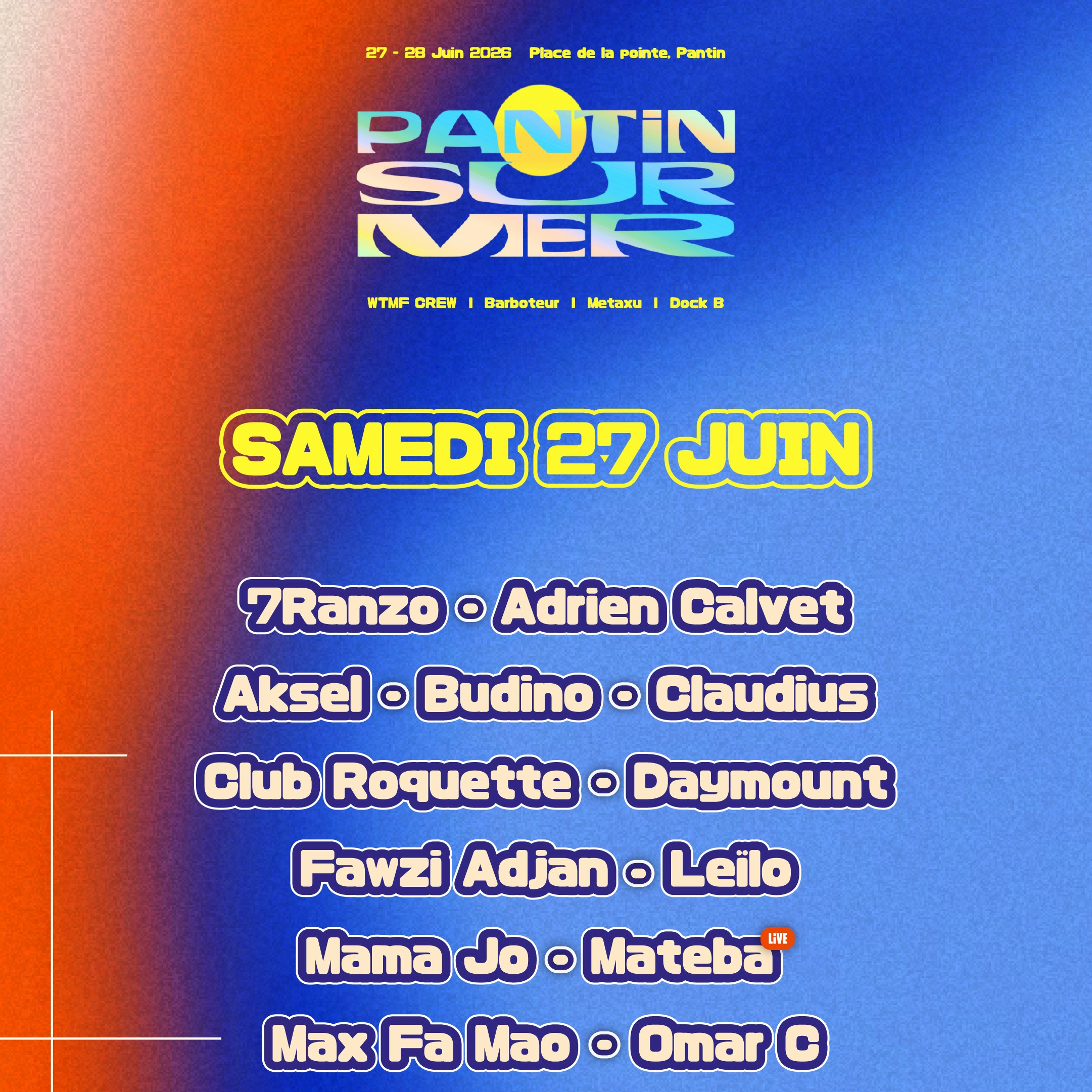 Pantin Sur Mer Festival [DAY OPEN AIR]