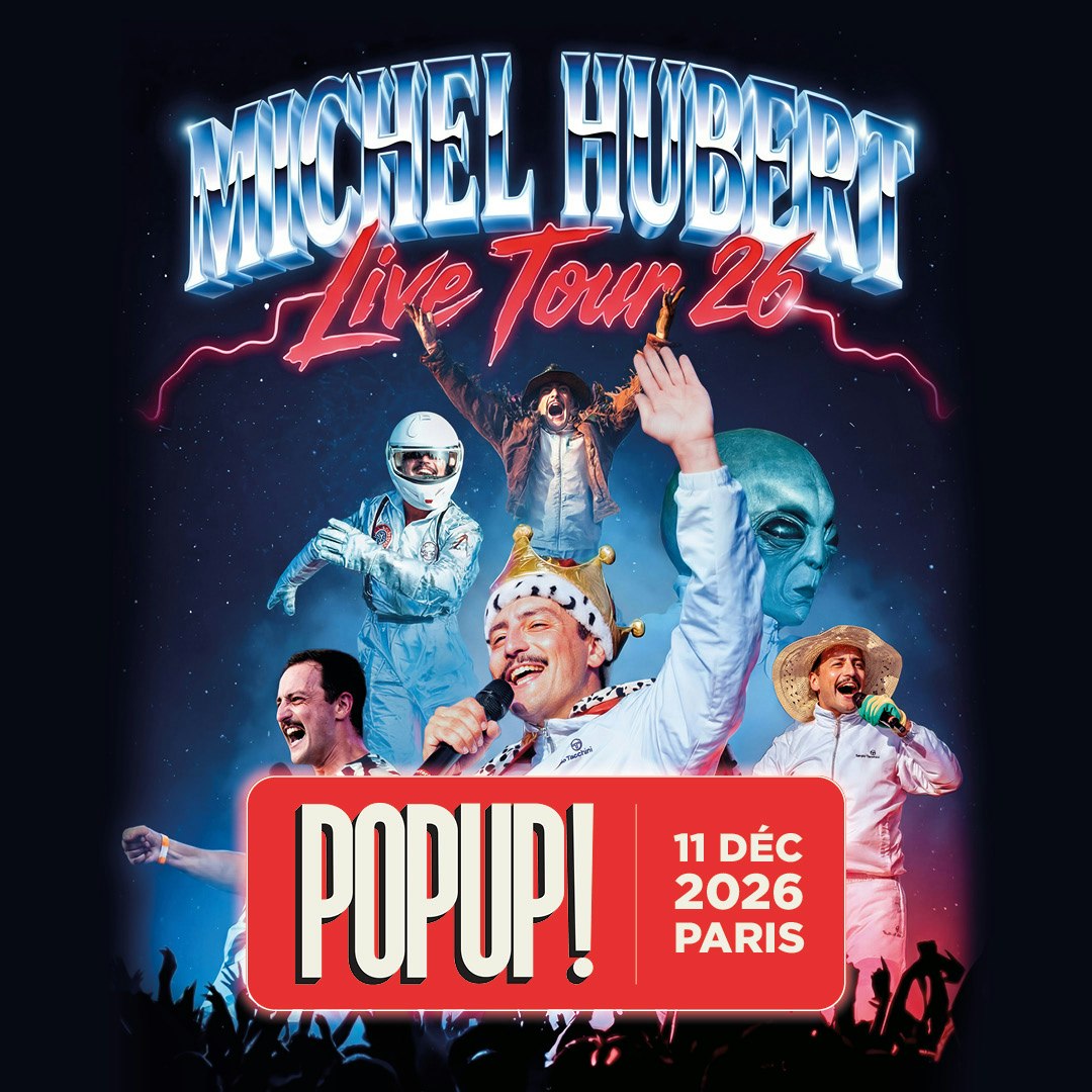 Affiche Michel Hubert en concert au POPUP!
