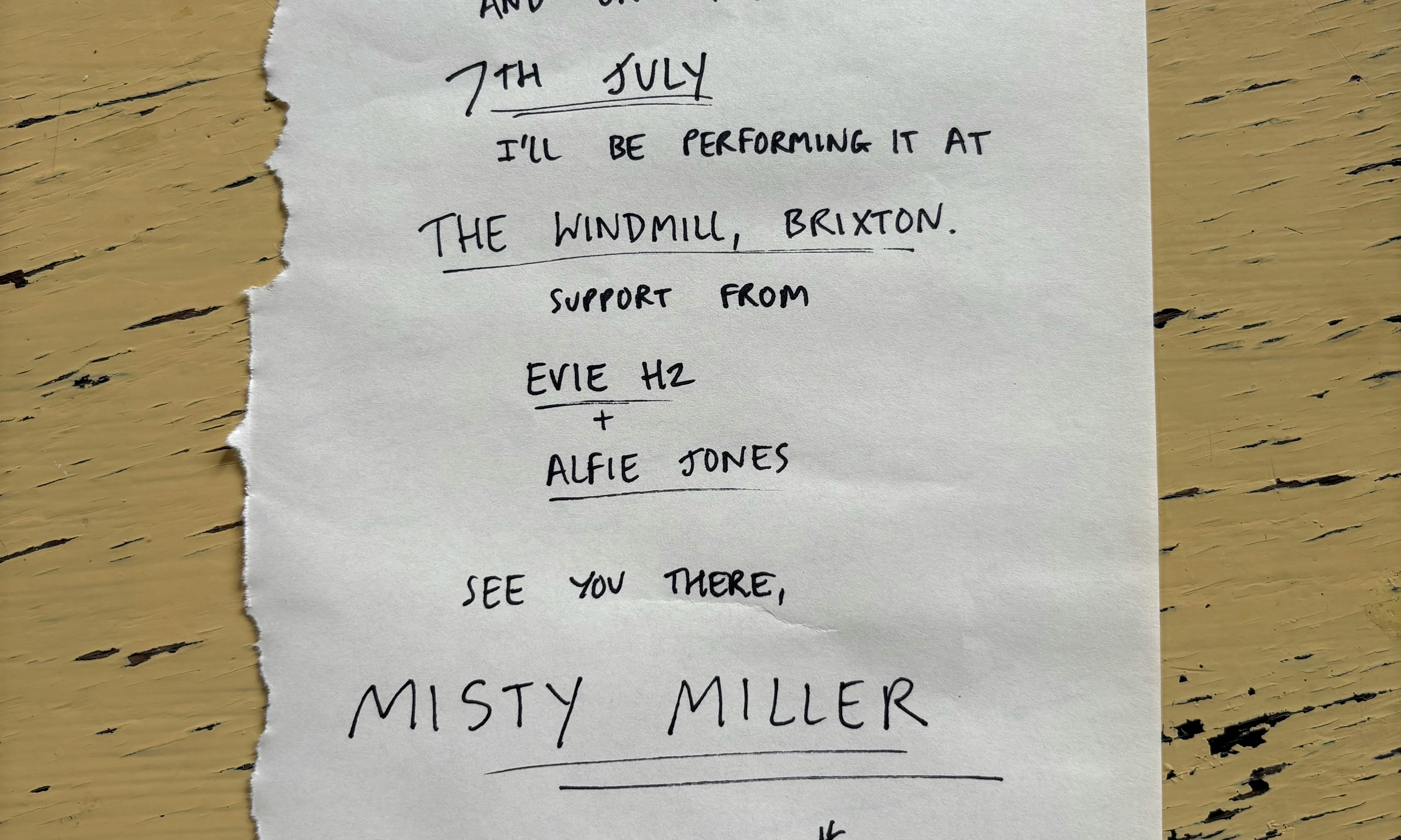 Misty Miller, , Evie Hilyer-Ziegler, Alfie Jones