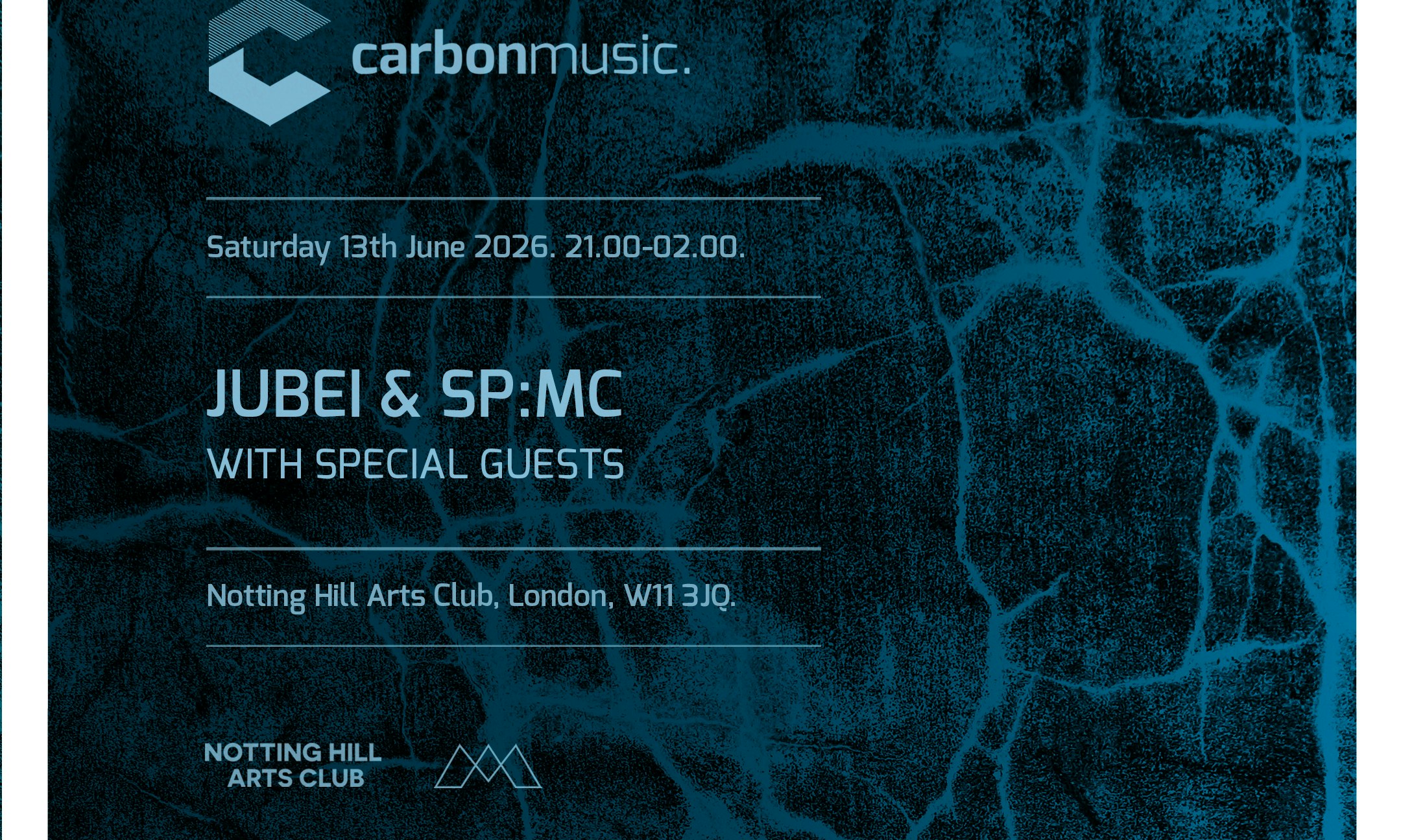 Carbon Music: Jubei & Special Guests