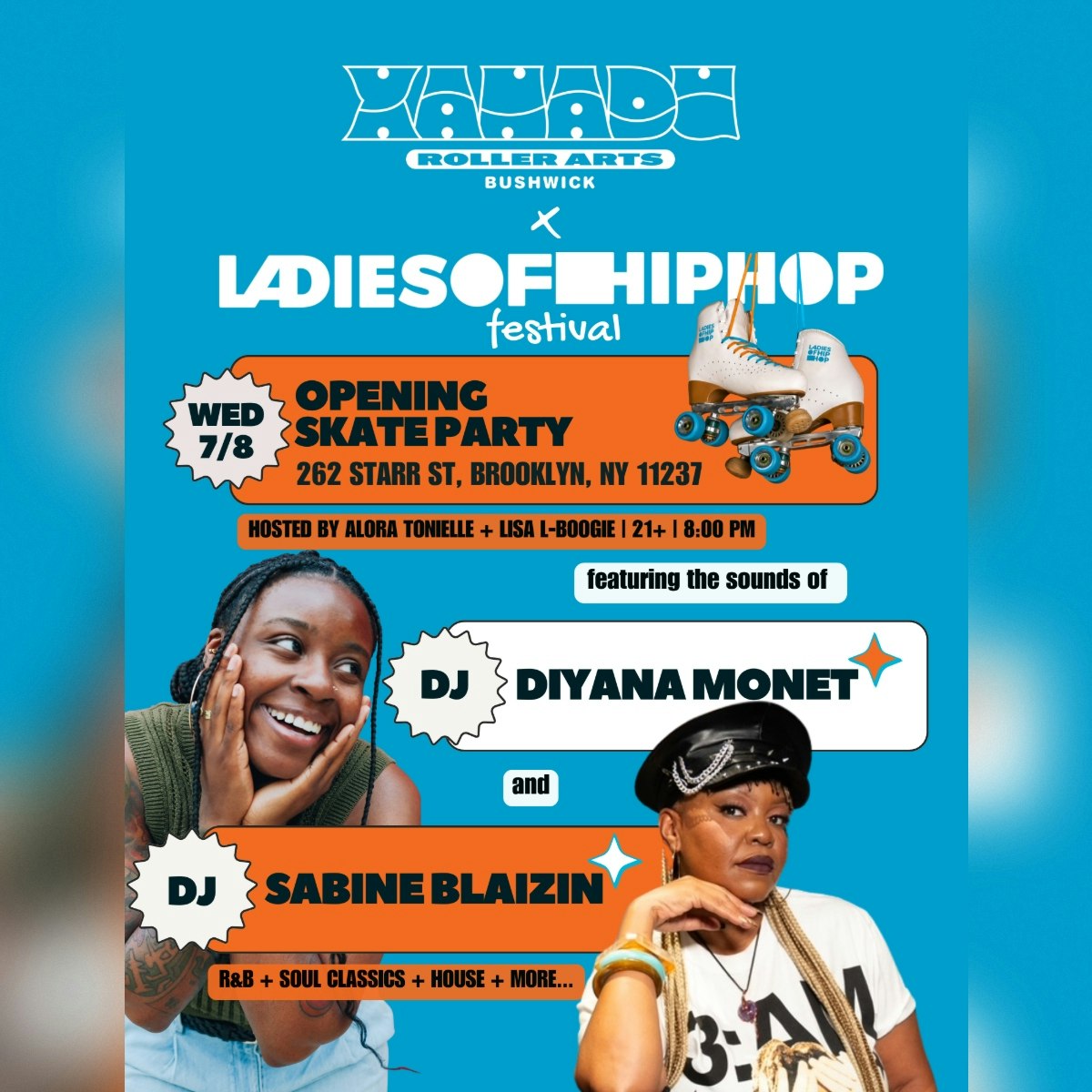 Ladies of Hip-Hop (skate all night)