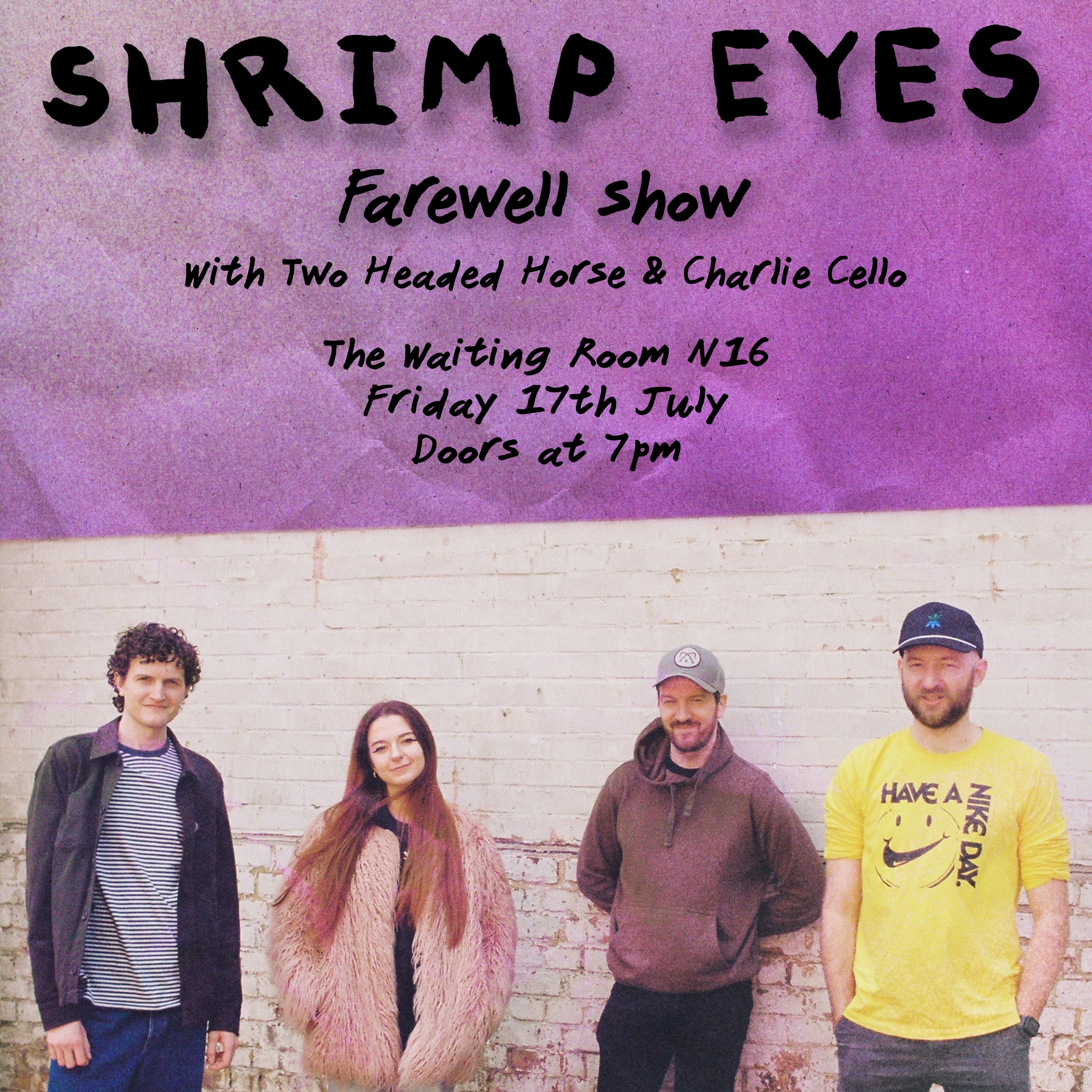 Shrimp Eyes live in London