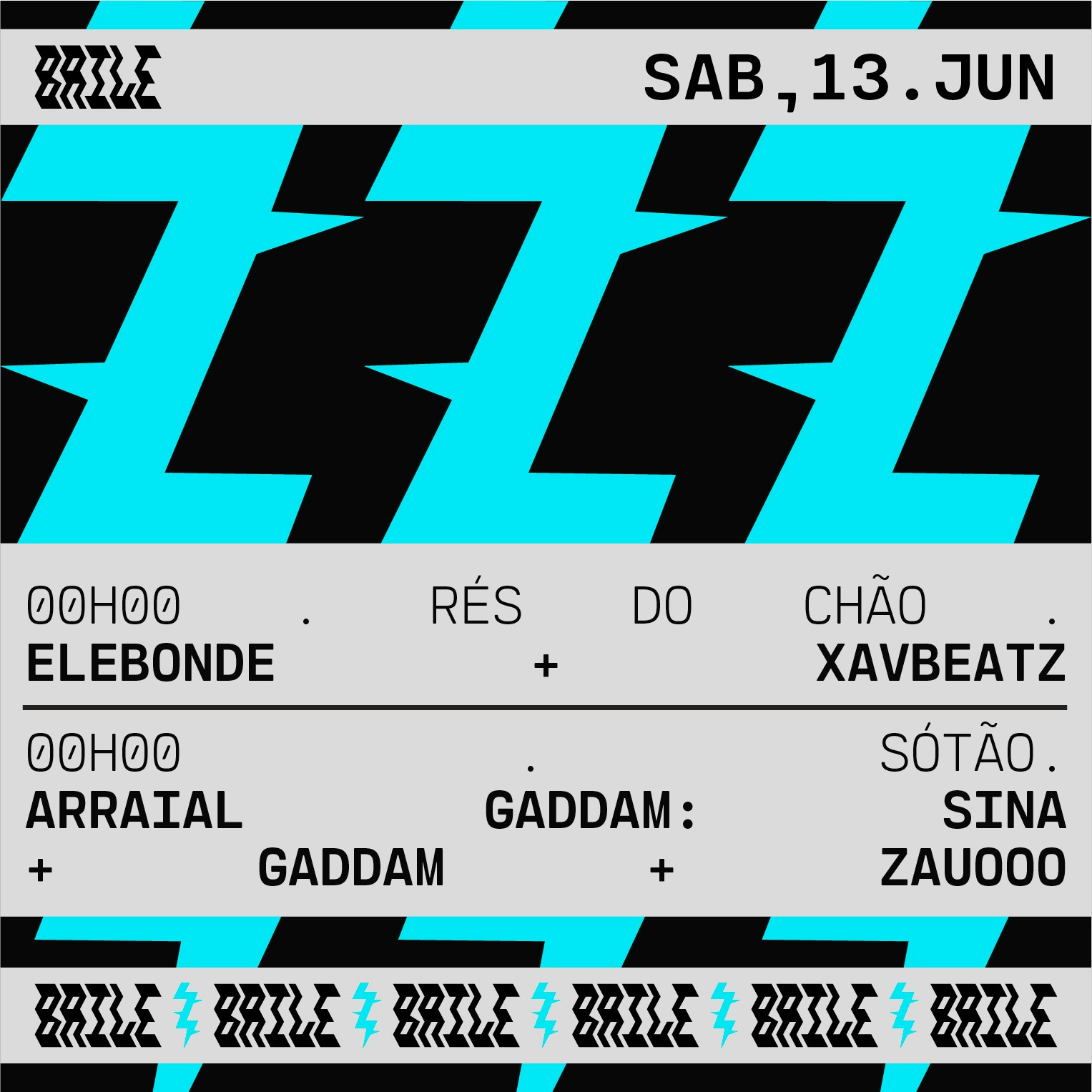 BAILE || Elebonde + Xavbeatz | ARRAIAL GADDAM: Sina + Gaddam + Zauooo