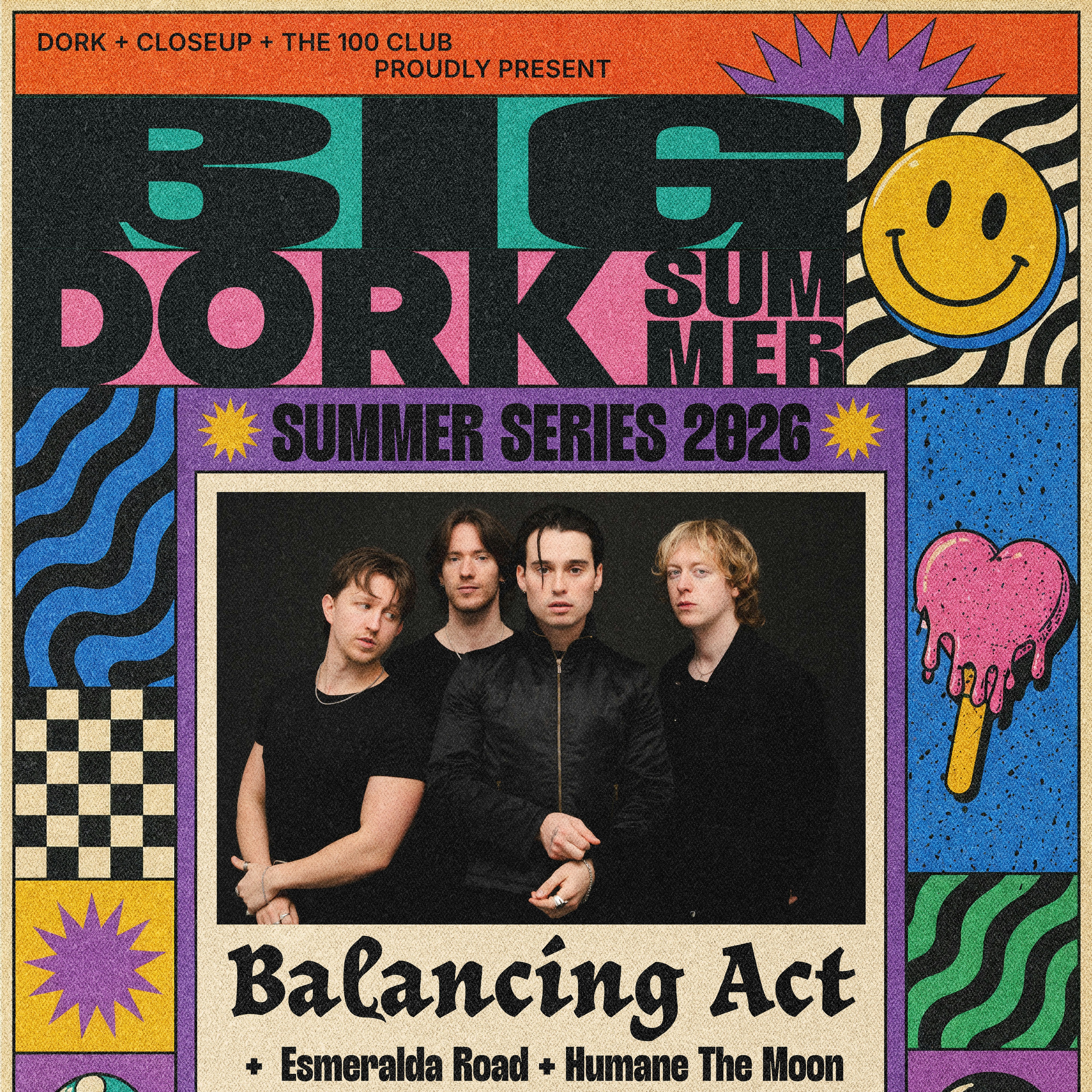 Big Dork Summer: Balancing Act + Esmeralda Road + Humane The Moon
