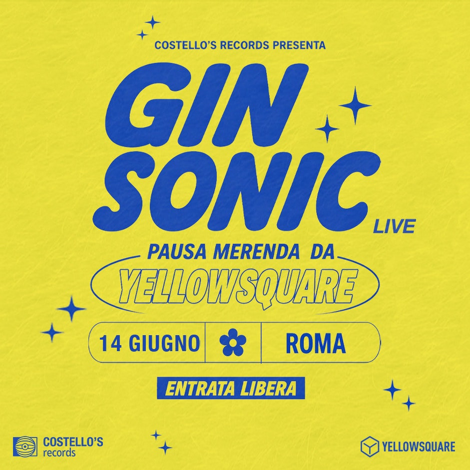 GIN SONIC - Pausa Merenda Talk + Live show