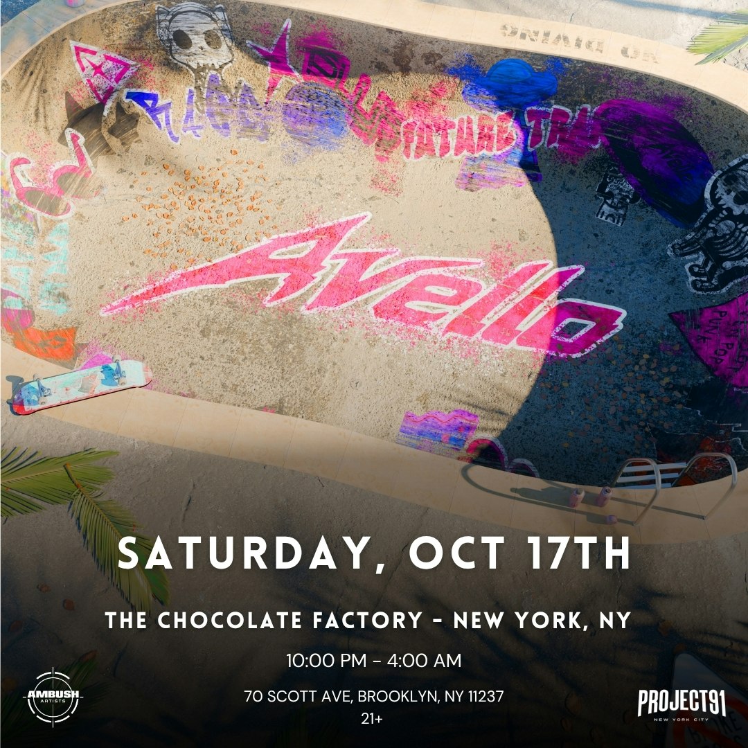 Avello Tickets | $12.67 | 17 Oct @ The Chocolate Factory, New York