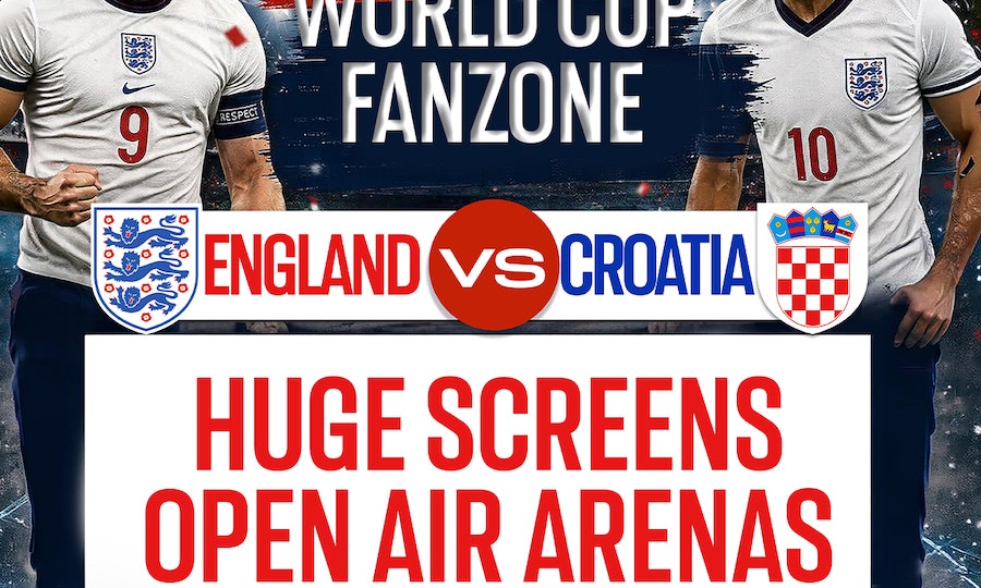 England V Croatia Fanzone / Free Tickets