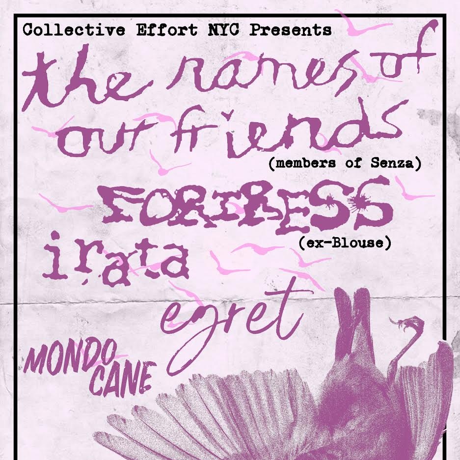 The names of our friends // Fortress // Irata //Egret // Mondo Cane - Gold Sounds