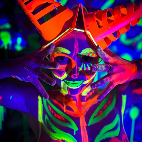 Neon Naked Life Drawing in Angel!