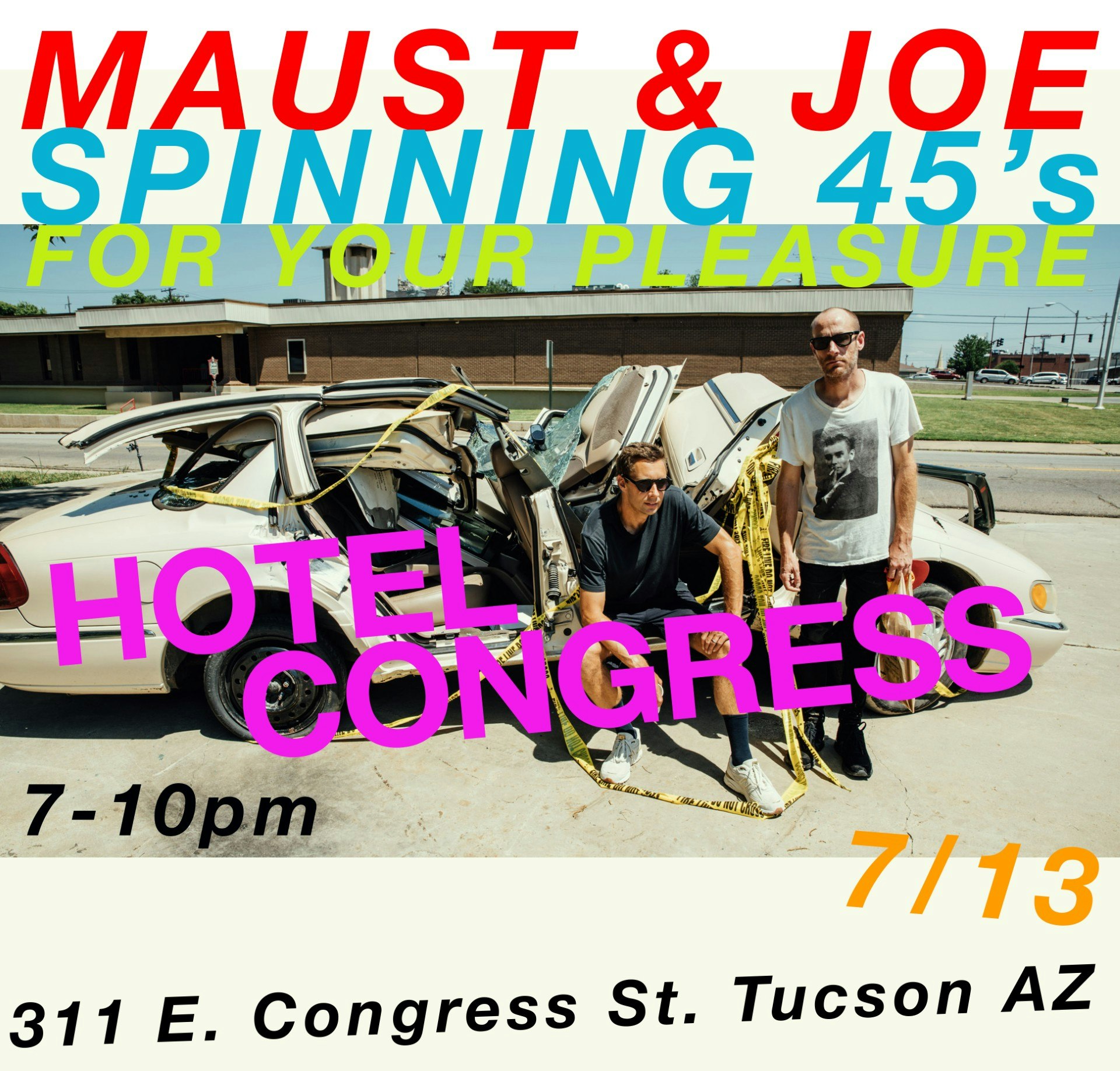 Maust & Joe (From Cold War Kids) Spinning 45’s