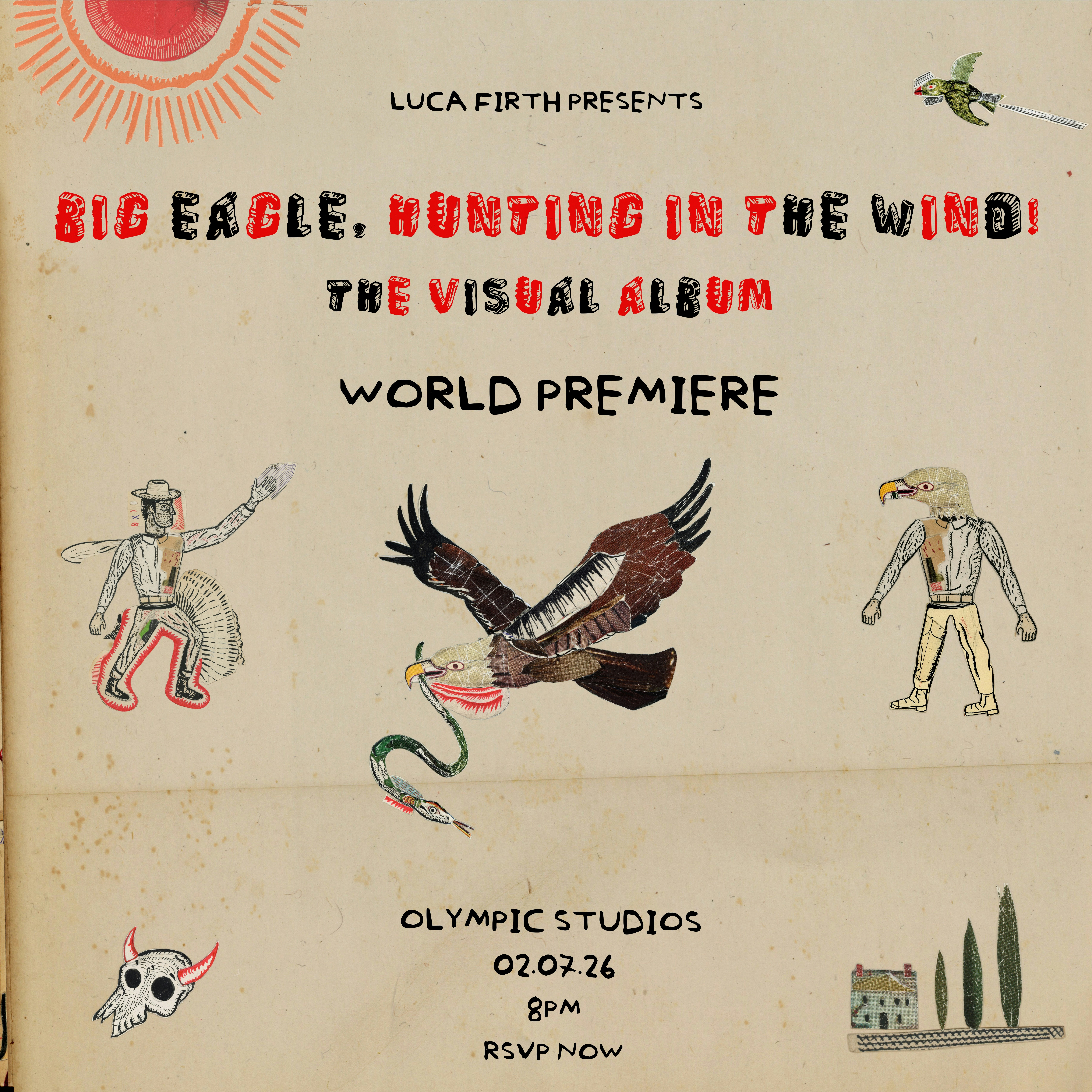 'Big Eagle, Hunting In The Wind!' World Premiere