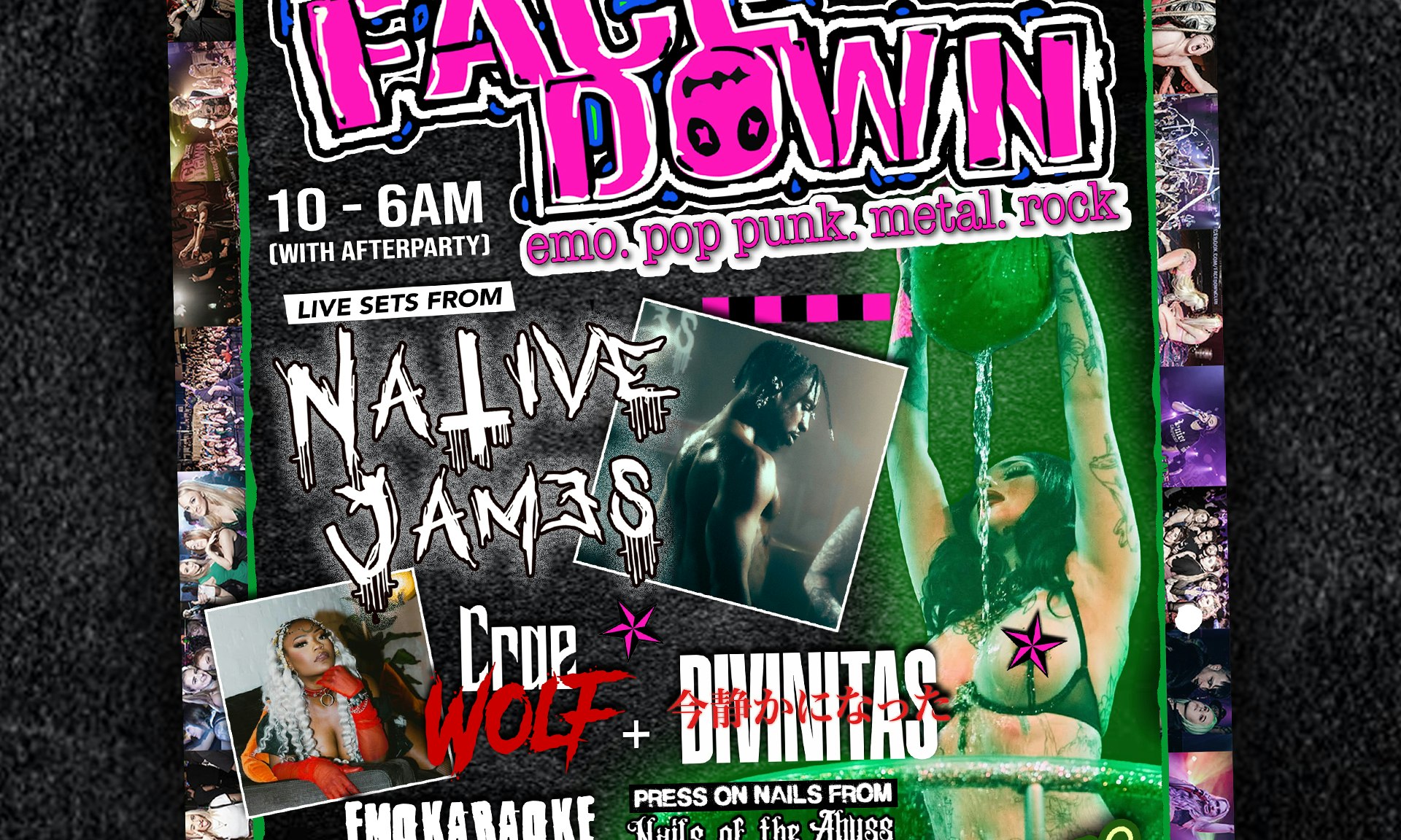 Face Down - Pop Punk, Metal, Emo Night London