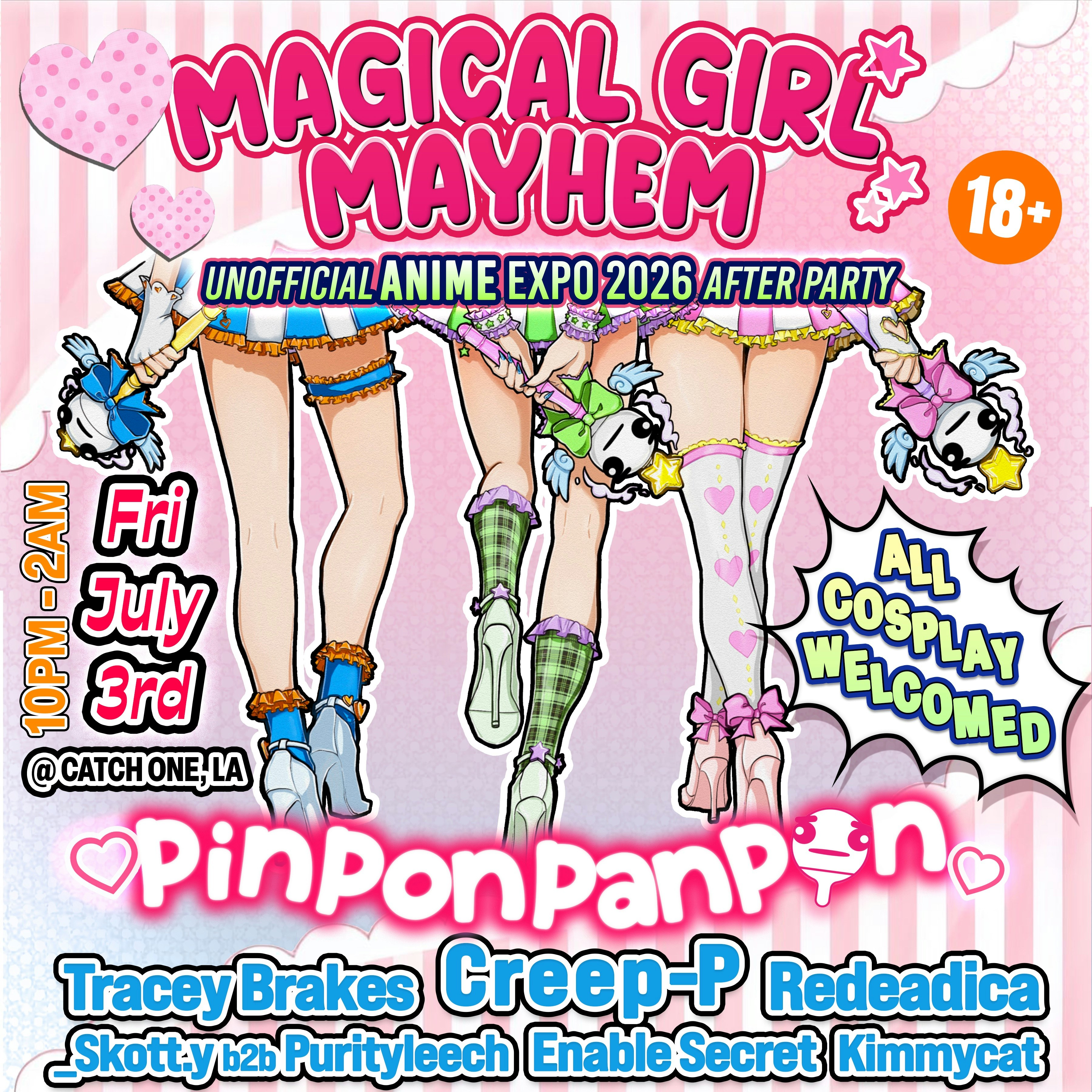 Magical Girl Mayhem Tickets | From $15.71 | 3 Jul @ Catch One, Los