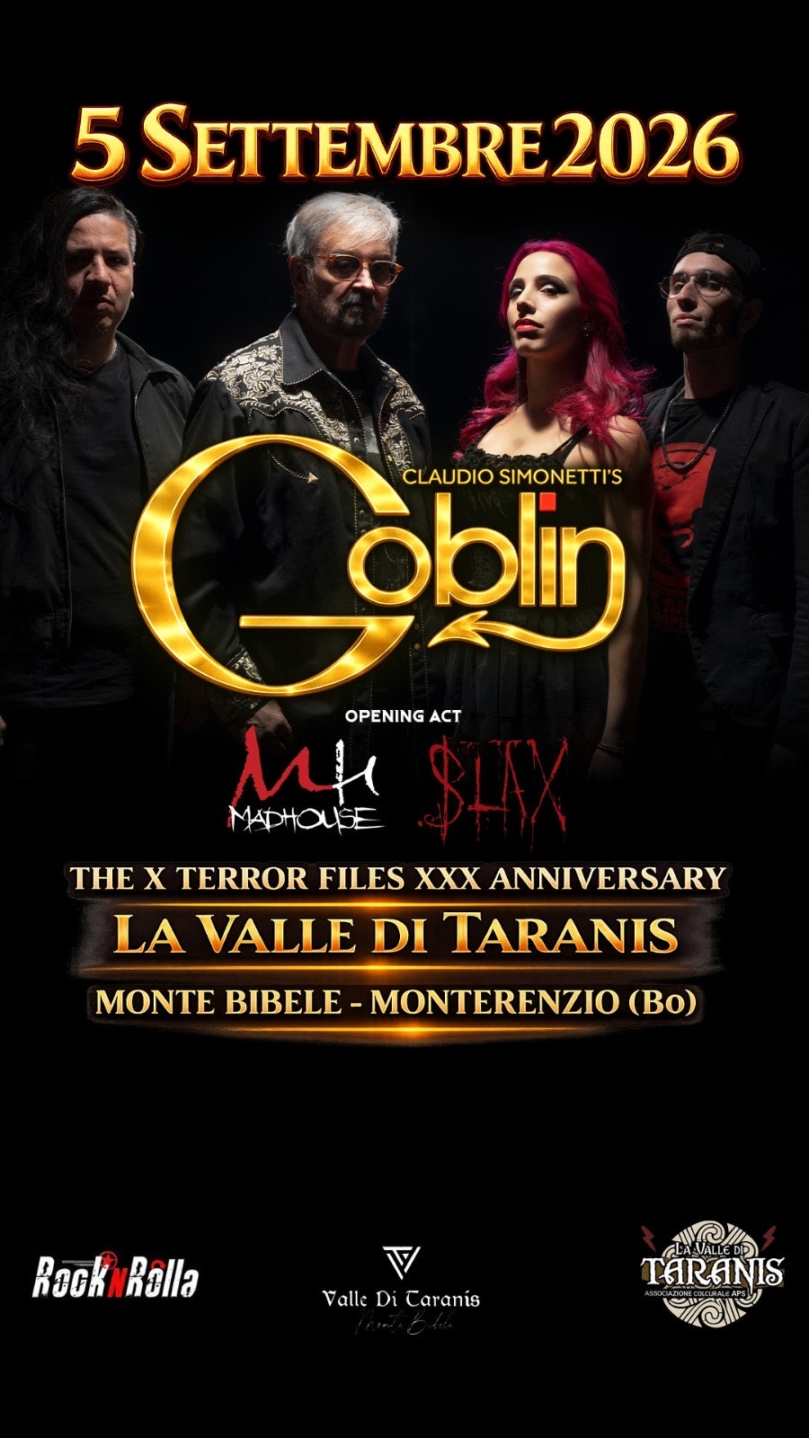 CLAUDIO SIMONETTI'S GOBLIN - X TERROR FILES Tickets | €33 | 5 Sept