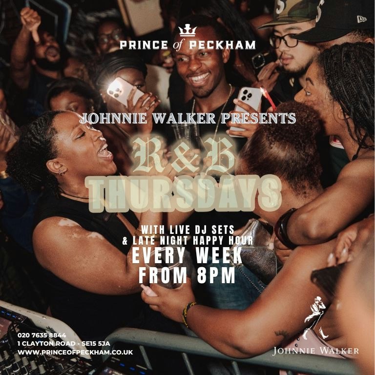 JOHNNIE WALKER PRESENTS R&B THURSDAYS:KASH/PHARXOH at Prince of Peckham, London