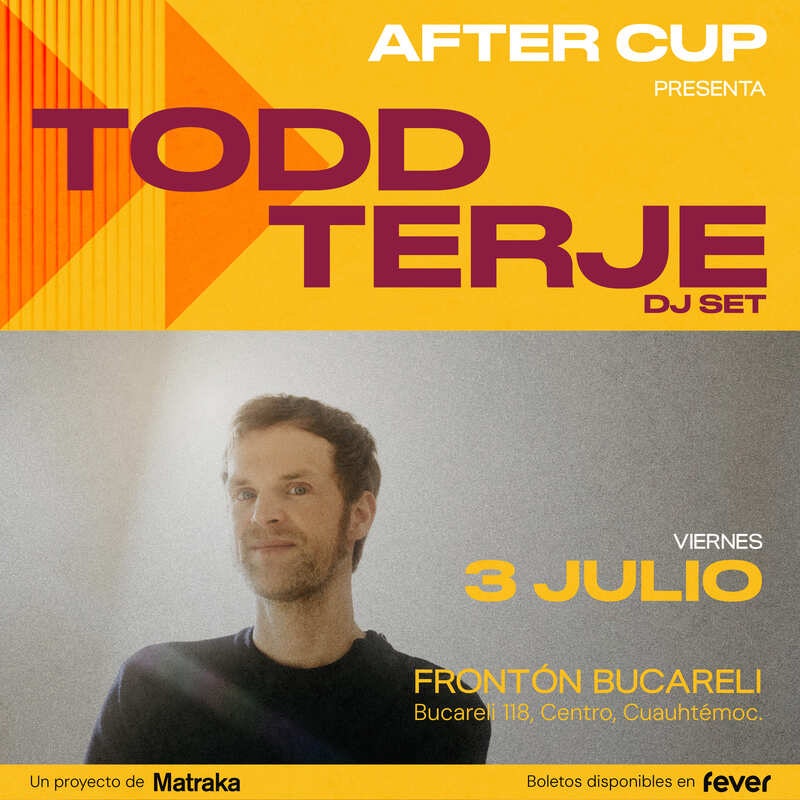 TODD TERJE - AFTER CUP Tickets | From $944 | 3 Jul @ Fronton