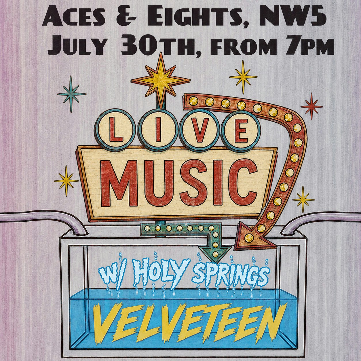 Velveteen w/ Holy Springs @ Aces & Eights