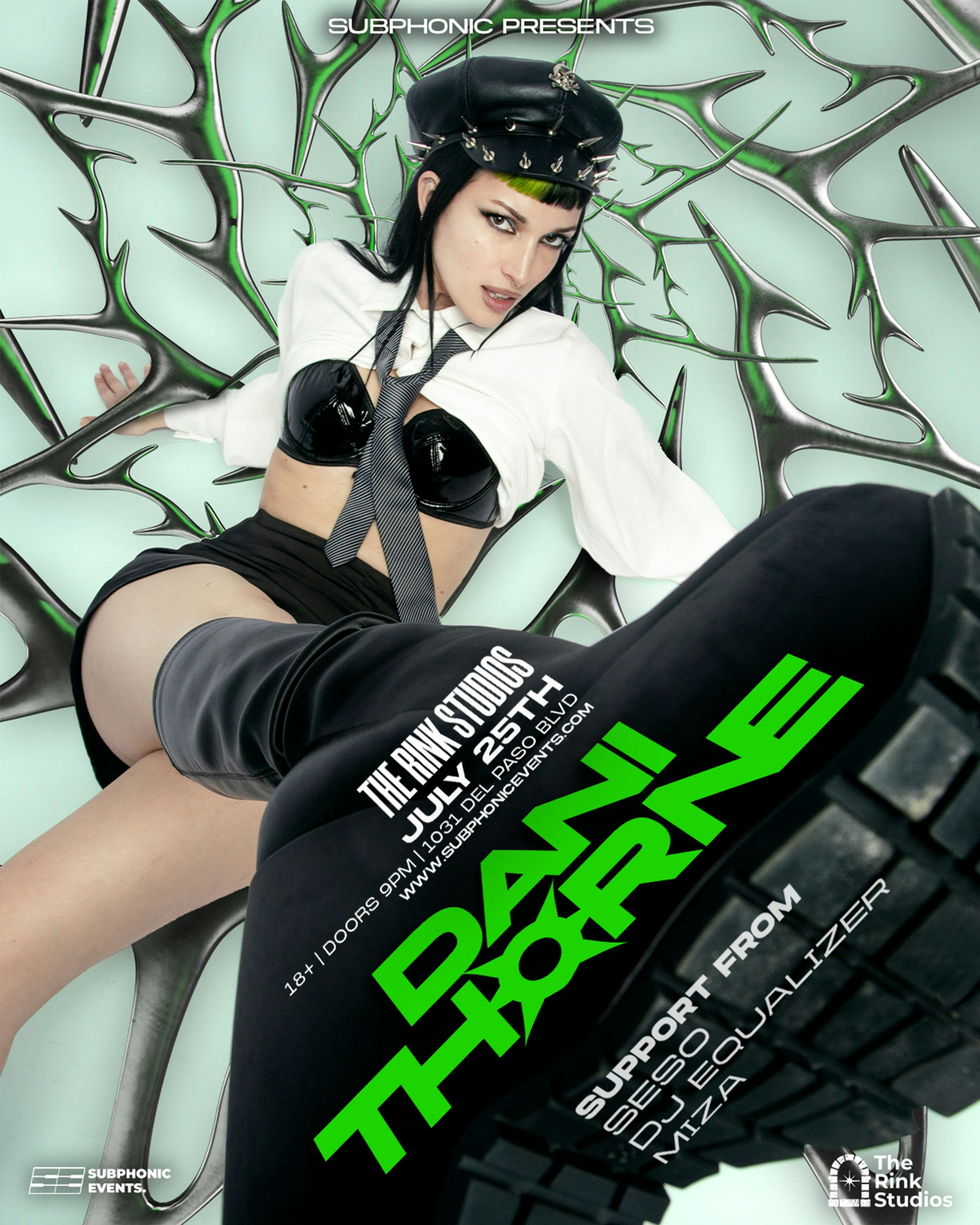 Dani Thorne, Equalizer, Seso, Miza event image