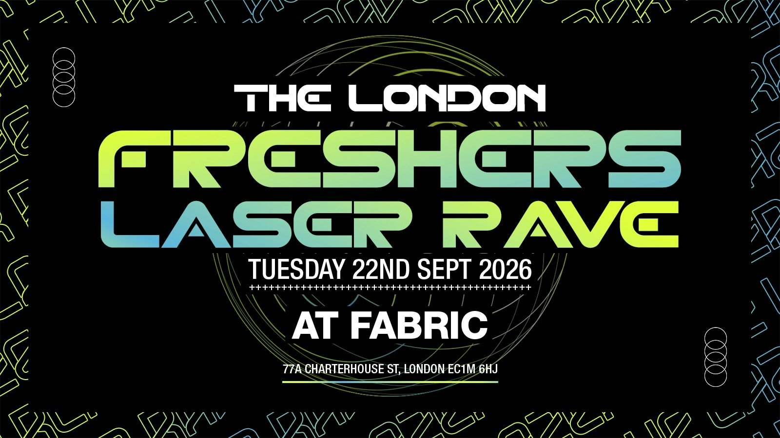 The Freshers Rave at fabric, London