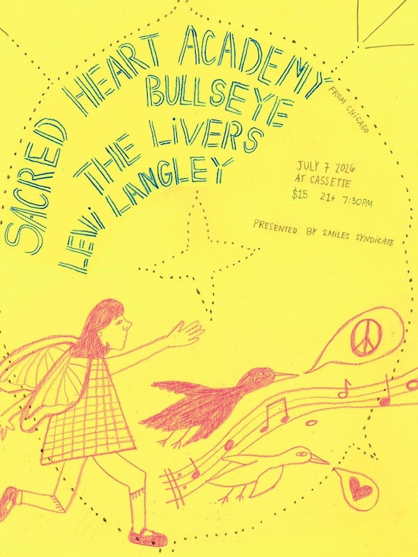 SACRED HEART ACADEMY, BULLSEYE, THE LIVERS, LEVI LANGLEY
