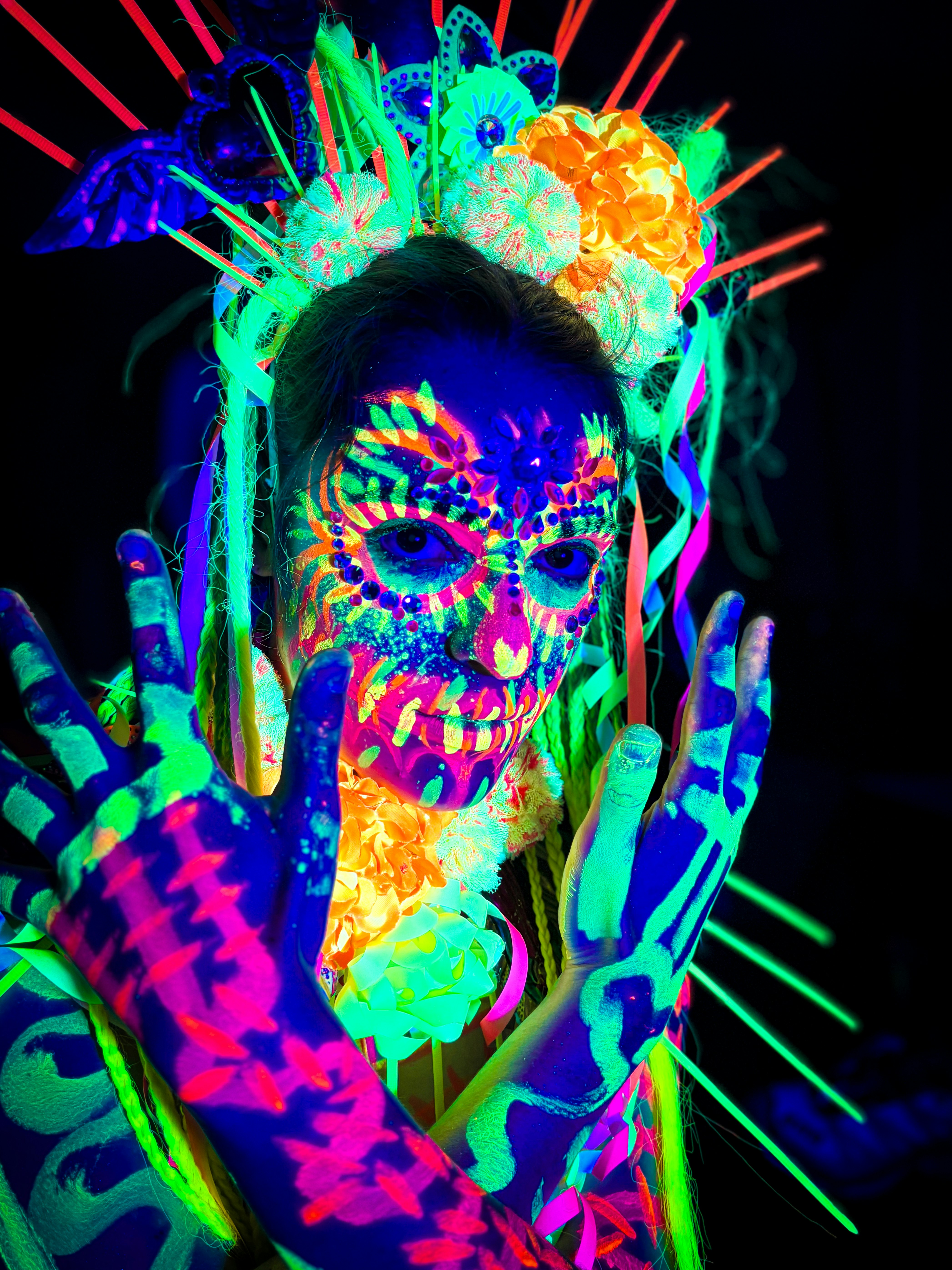 Neon Naked Life Drawing | UV Art Experience at Toulouse Lautrec, London