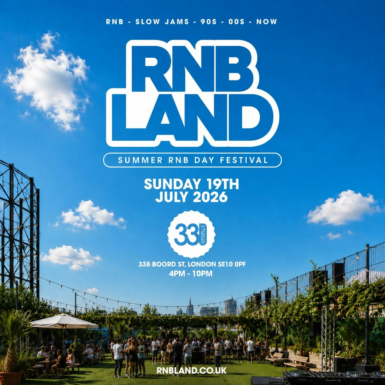 RNBLAND - London's Summer RNB DAY PARTY