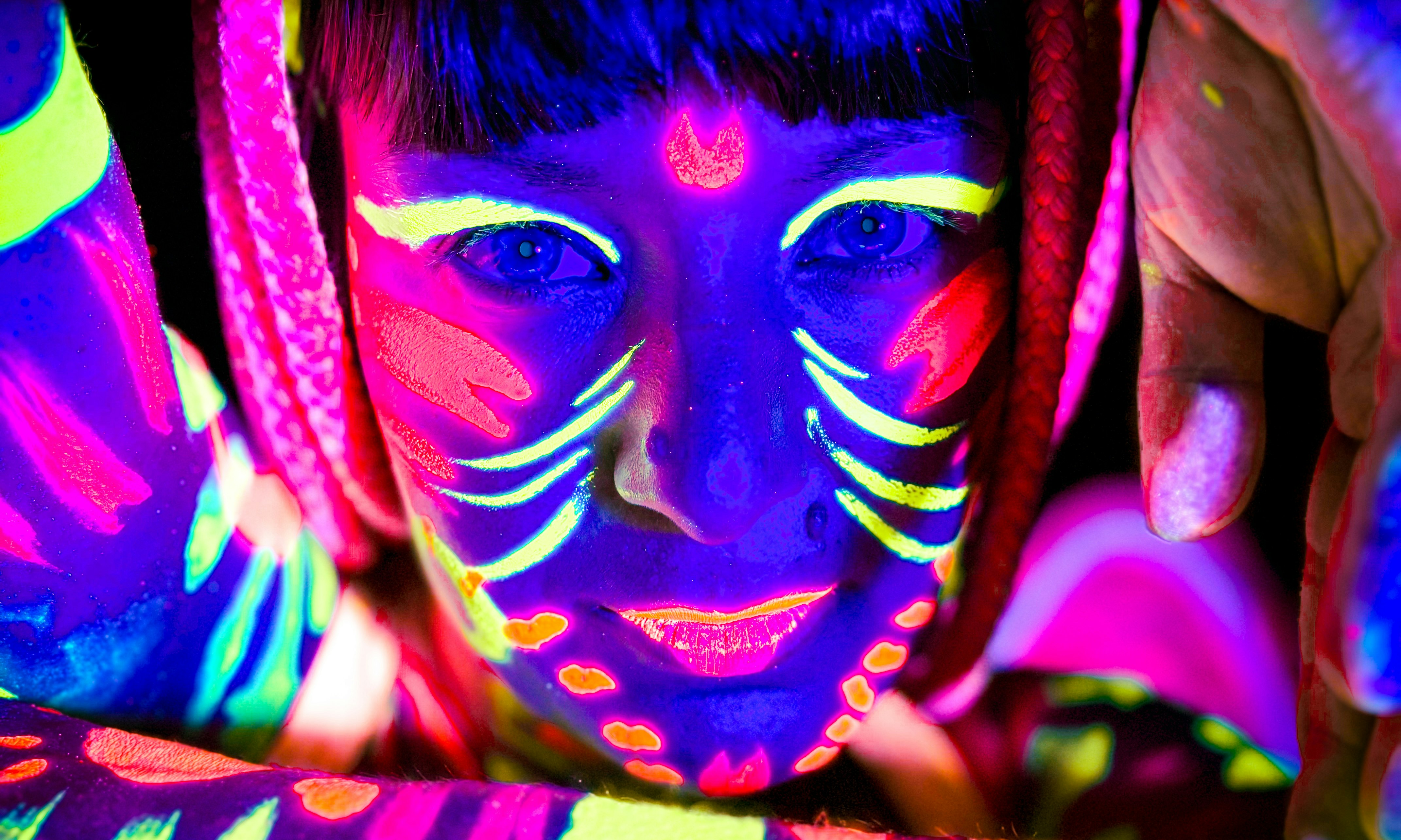 Neon Naked Life Drawing | UV Art Experience