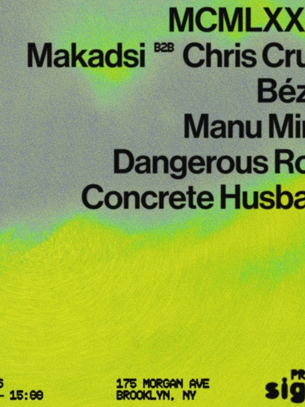 Night & Day Pride: MCMLXXXV, Makadsi B2B Special Guest, Beziér, Concrete Husband, Dangerous Rose, Manu Miran