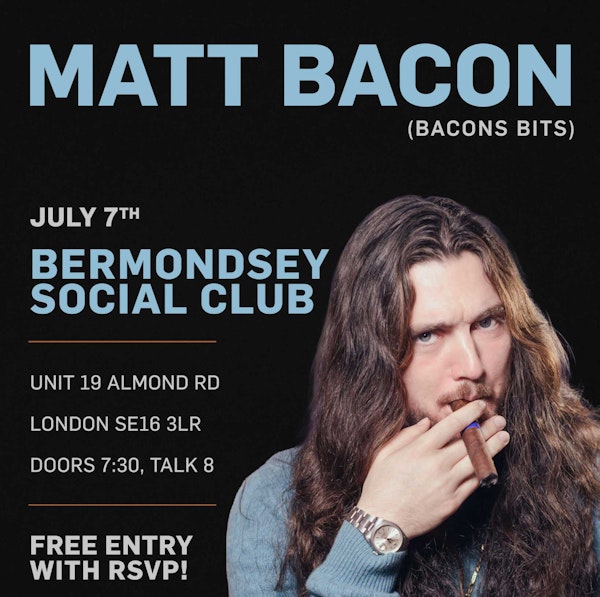 Bacons Bits Live In London!