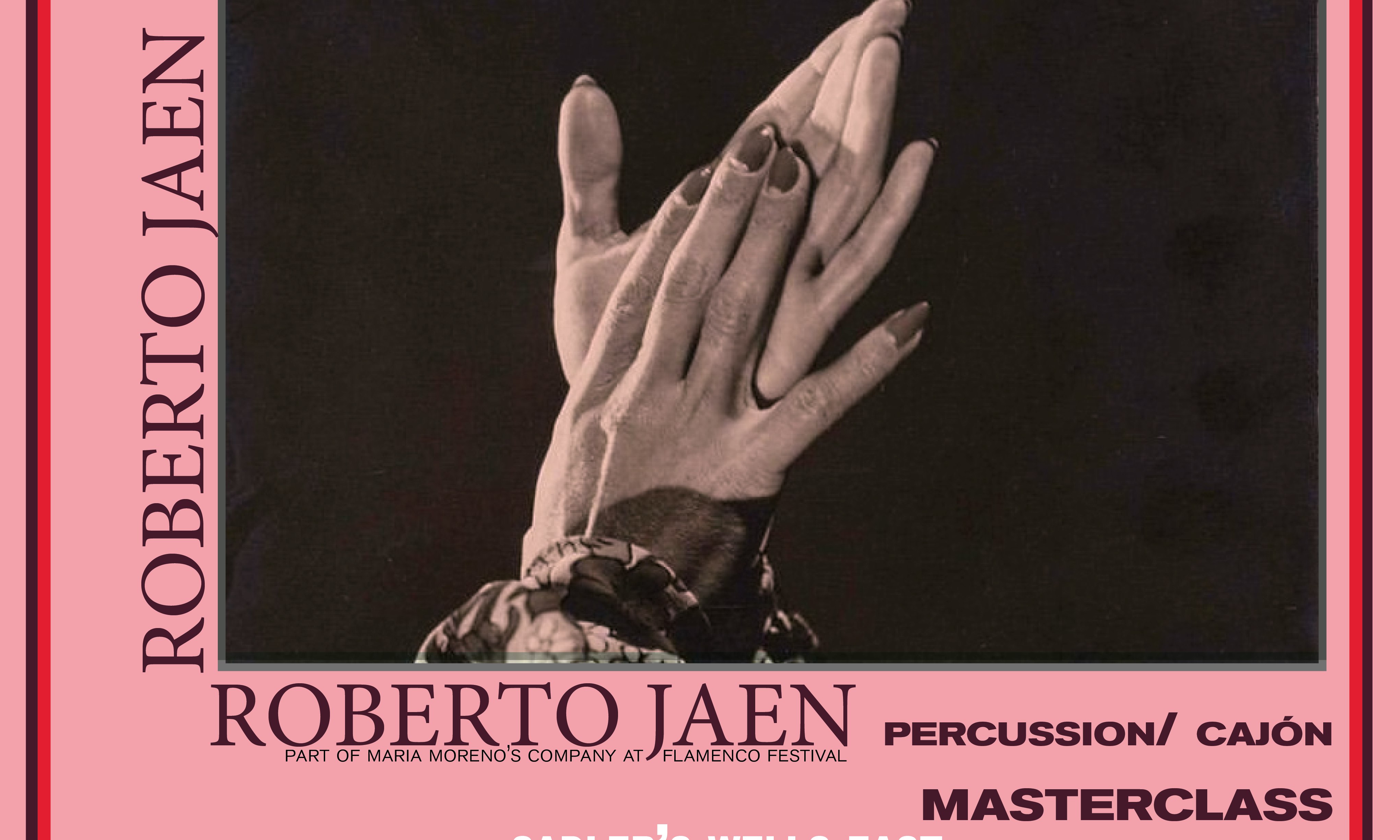 FLAMENCO FESTIVAL SESSIONS: Percussion Masterclass