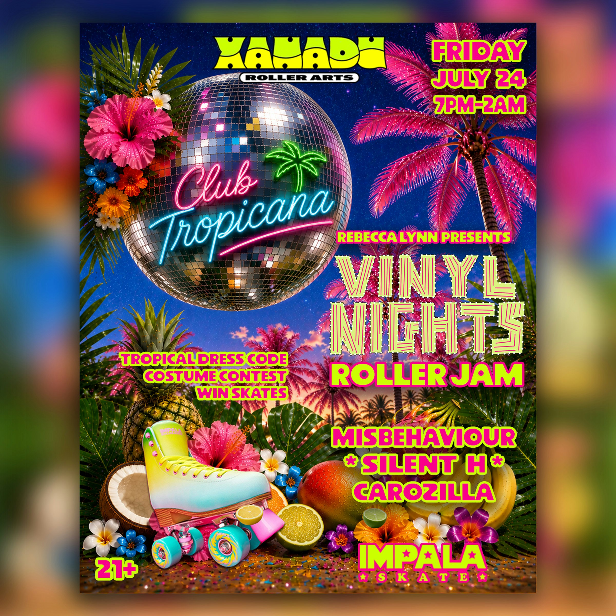 Vinyl Nights Club Tropicana w/ Impala feat. Misbehaviour, Silent H