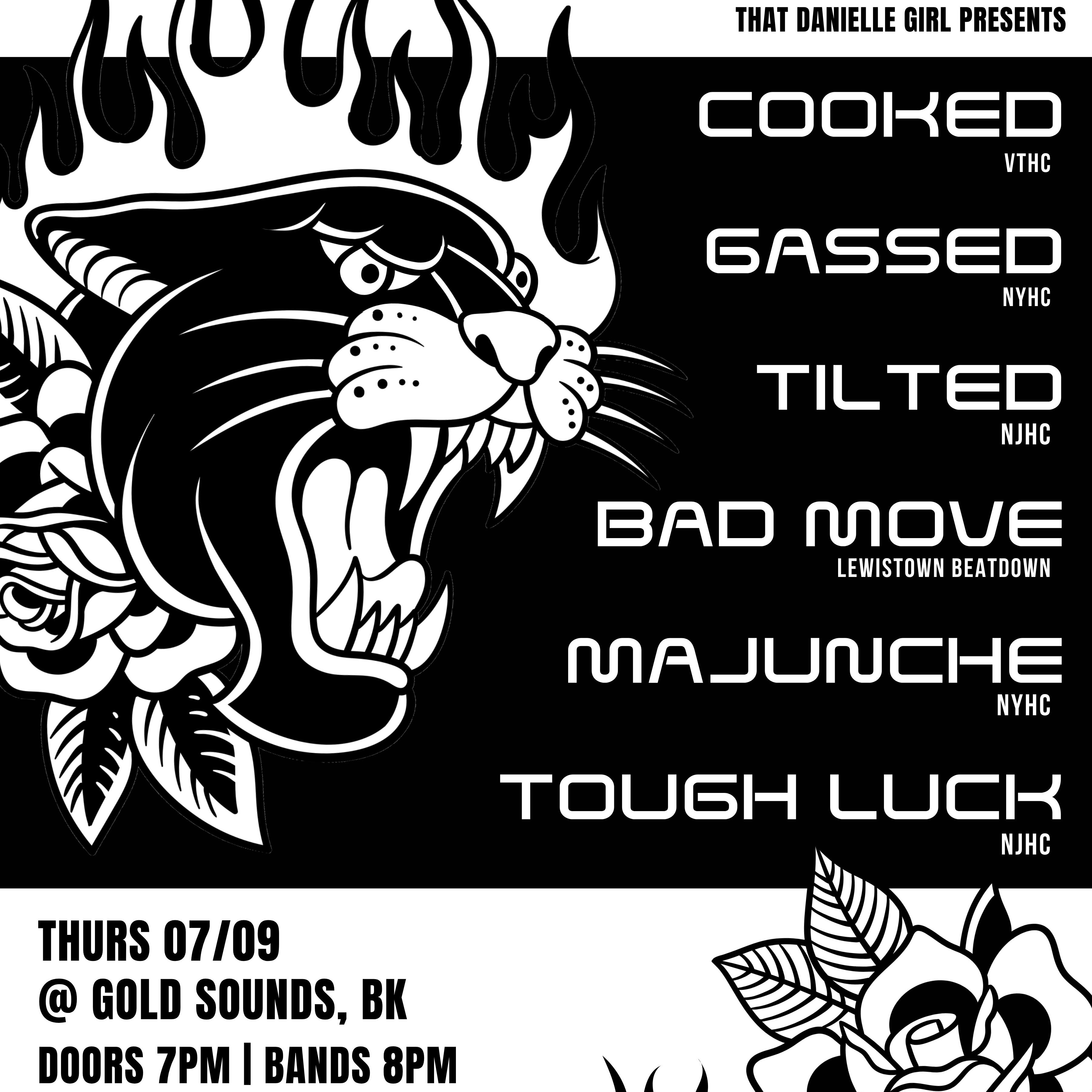 COOKED // BAD MOVE // GASSED // TILTED // MAJUNCHE // TOUGH LUCK
