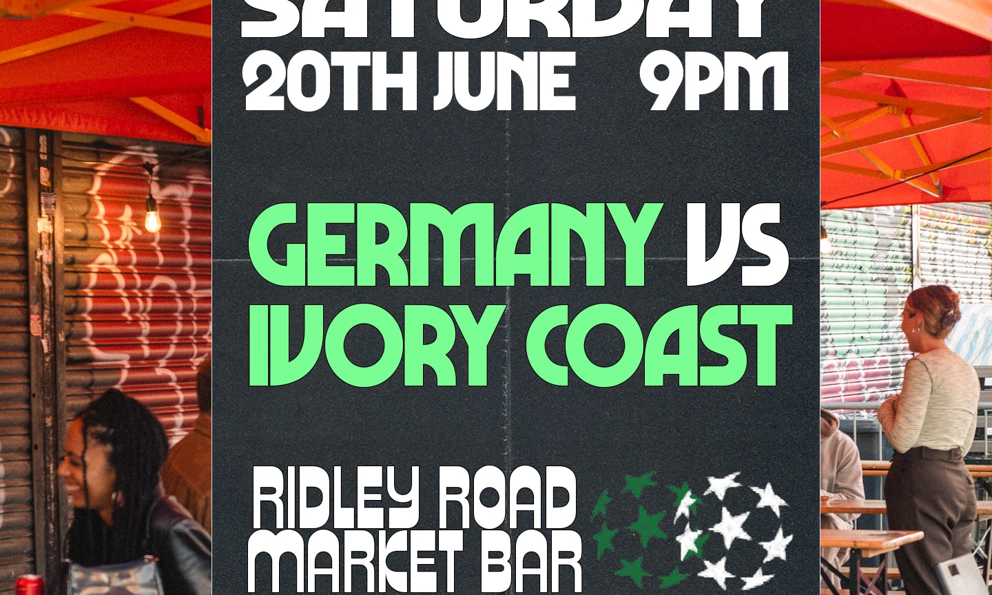 GERMANY VS IVORY COAST LIVE AT RIDLEY