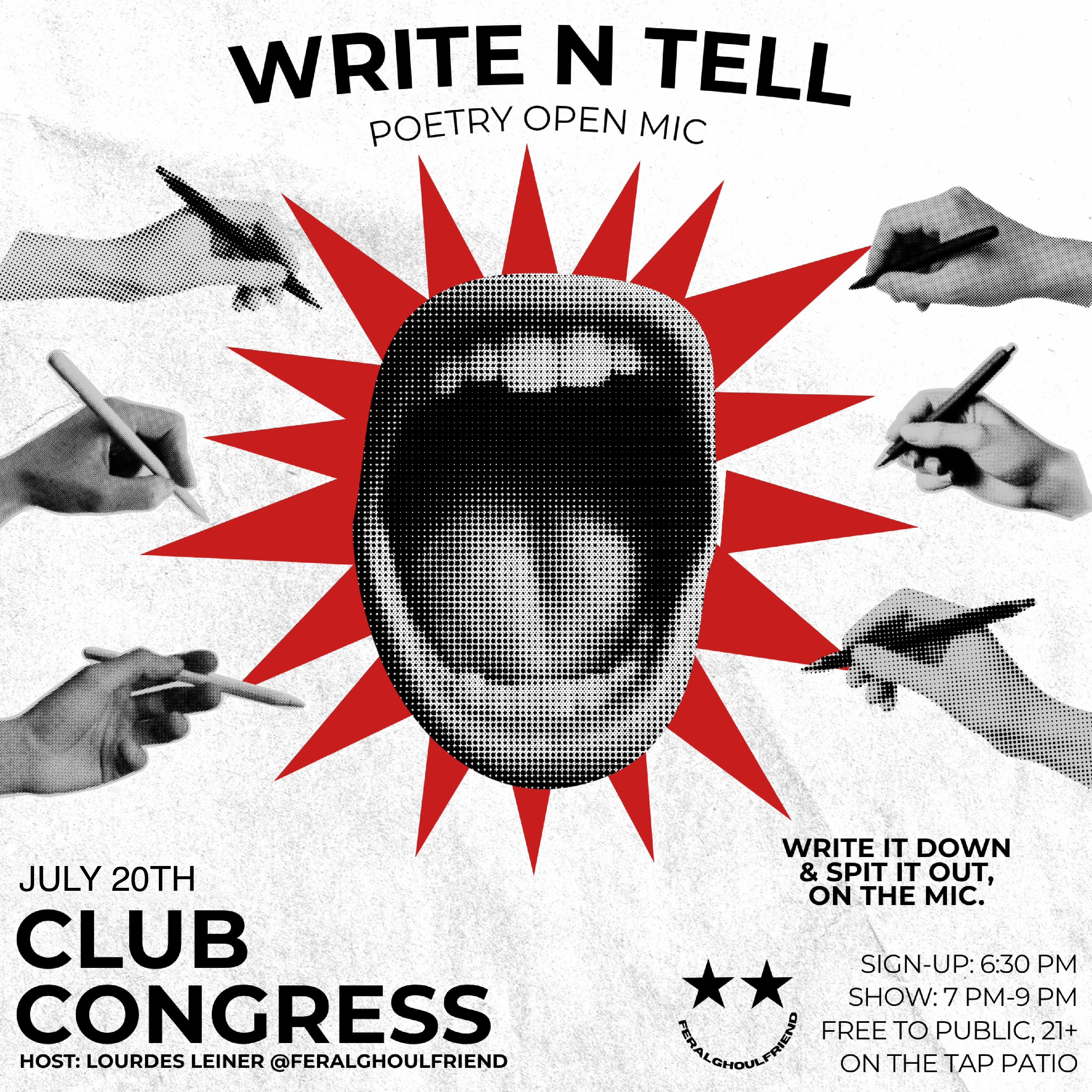 Write N Tell Poetry Open Mic