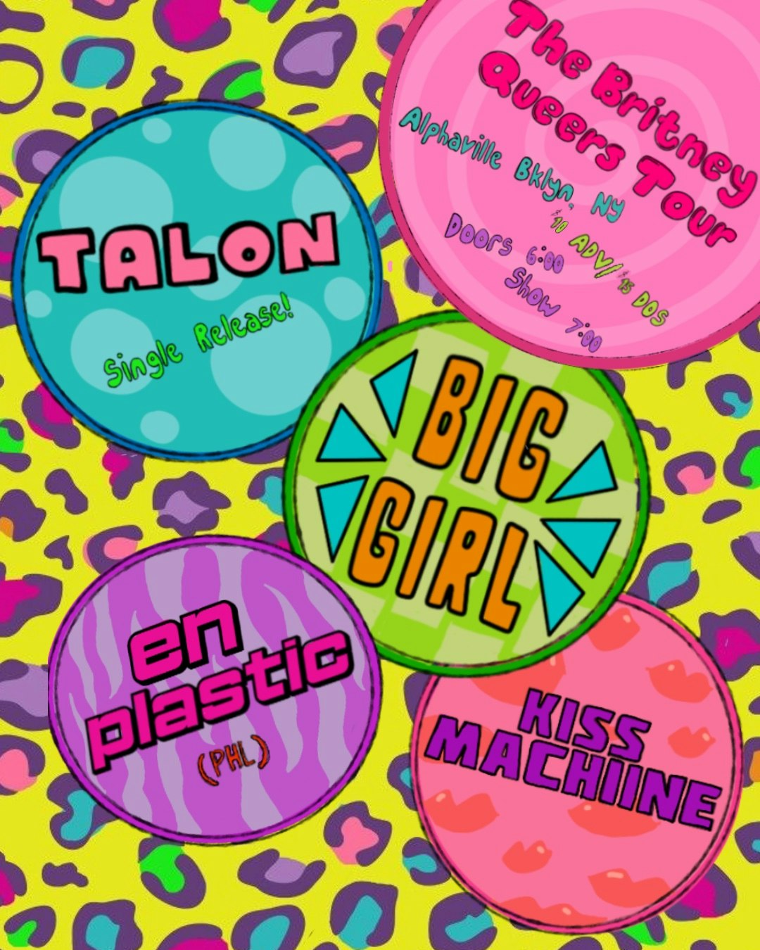 Talon, Big Girl, En Plastic, Kiss Machine - Alphaville